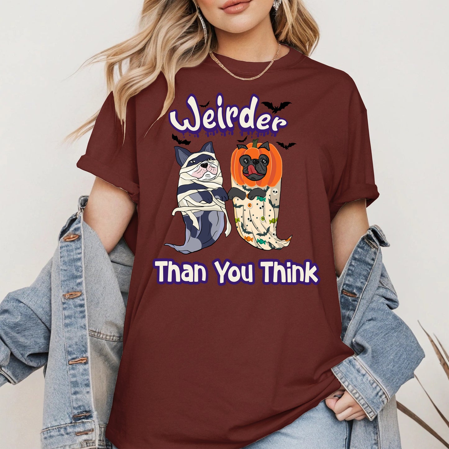 Weirder Than You Think Dog Ghost Tee