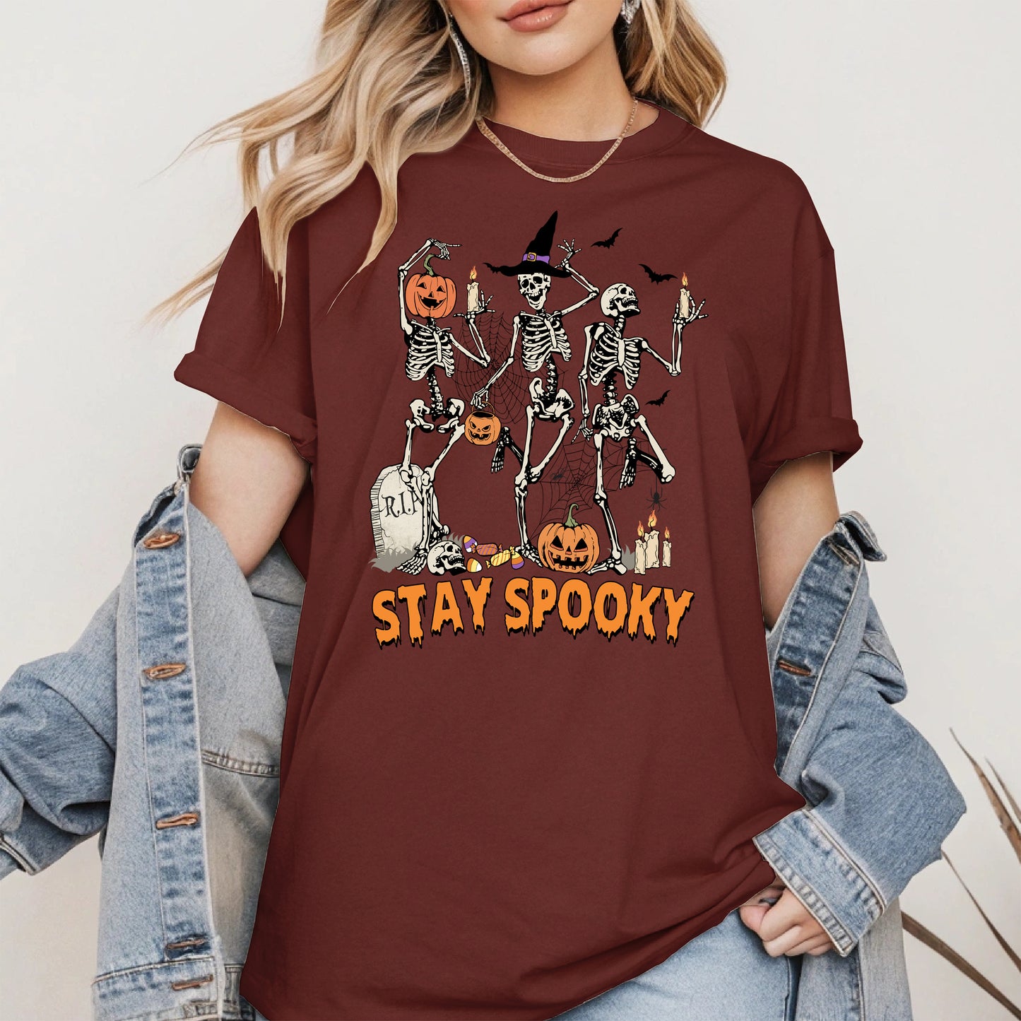 Dancing Skeleton Stay Spooky Shirt