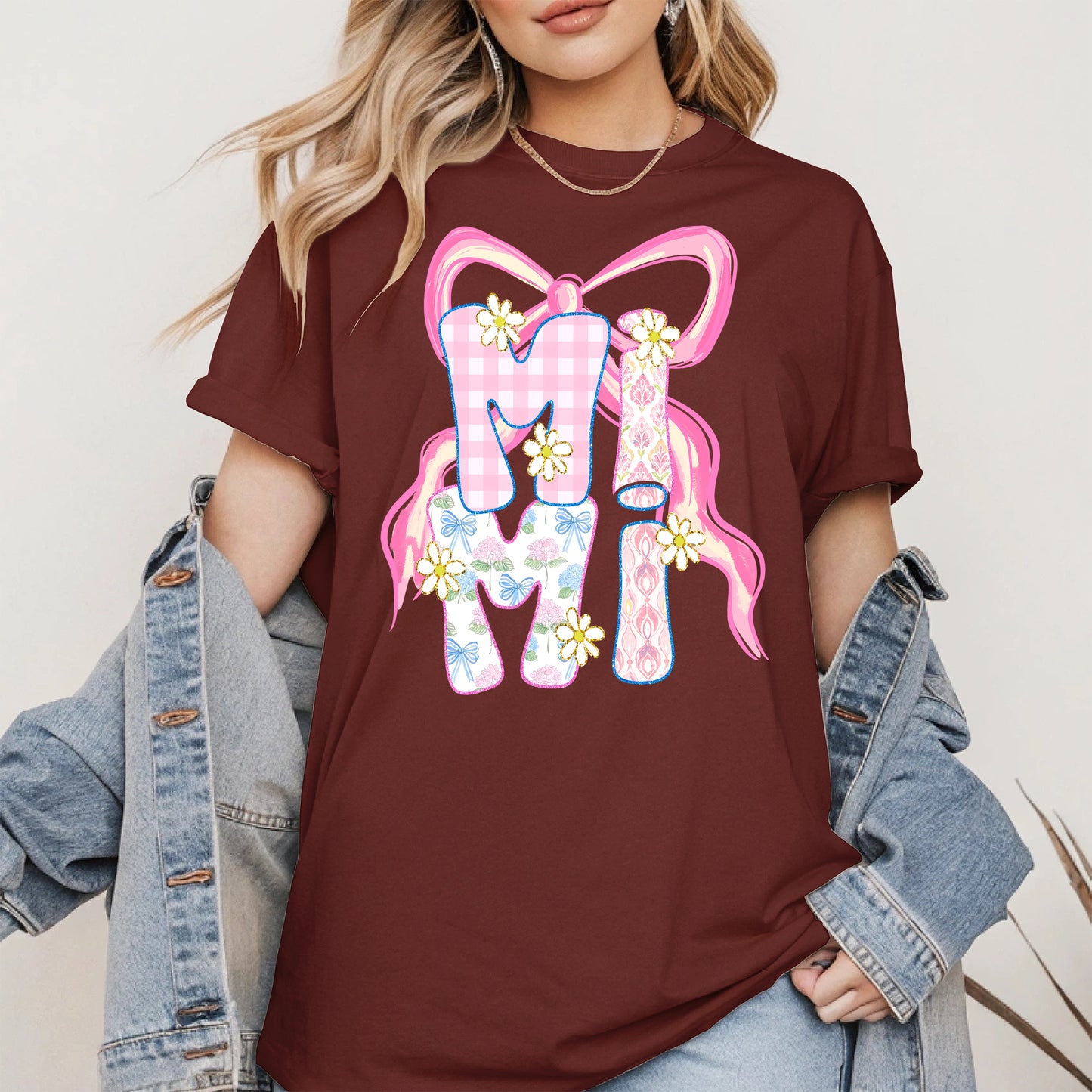 Cute MIMI Shirt Mother Tee Hoodie Sweatshirt Gift for Grandma