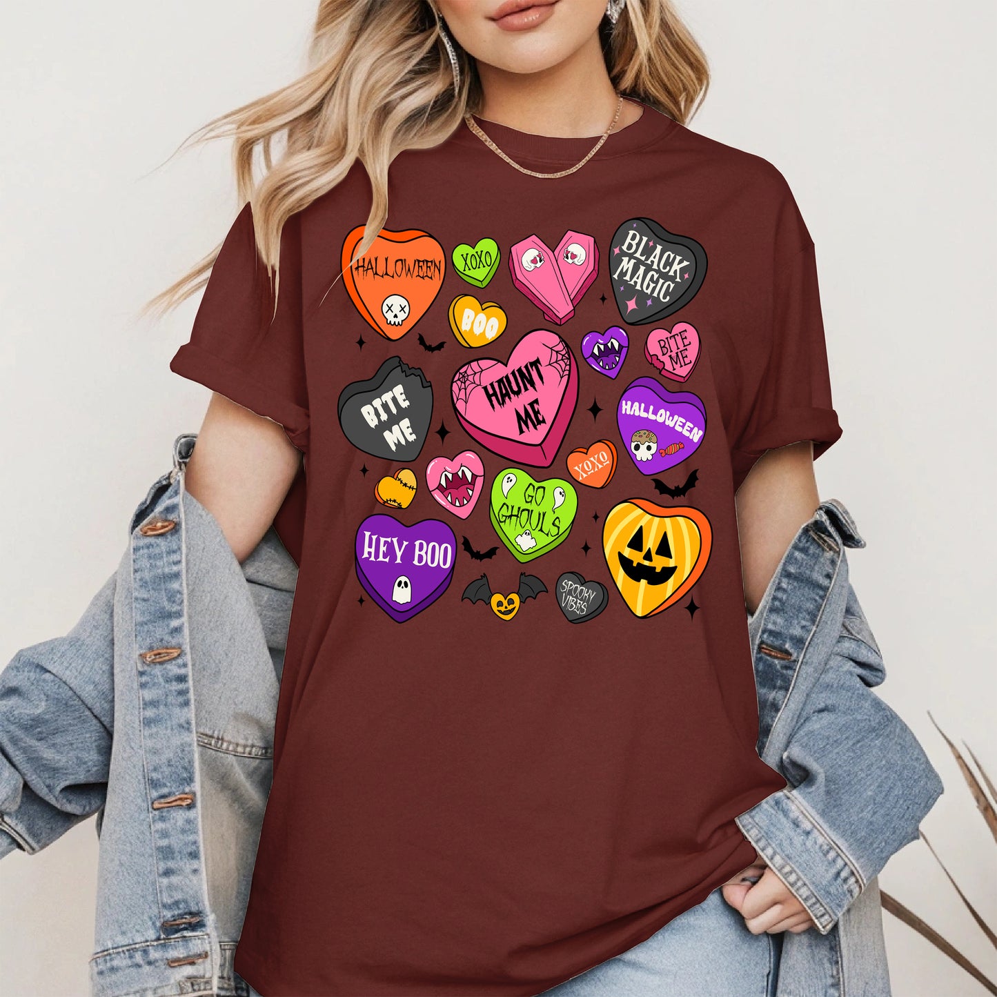 Halloween Candy Hearts Shirt