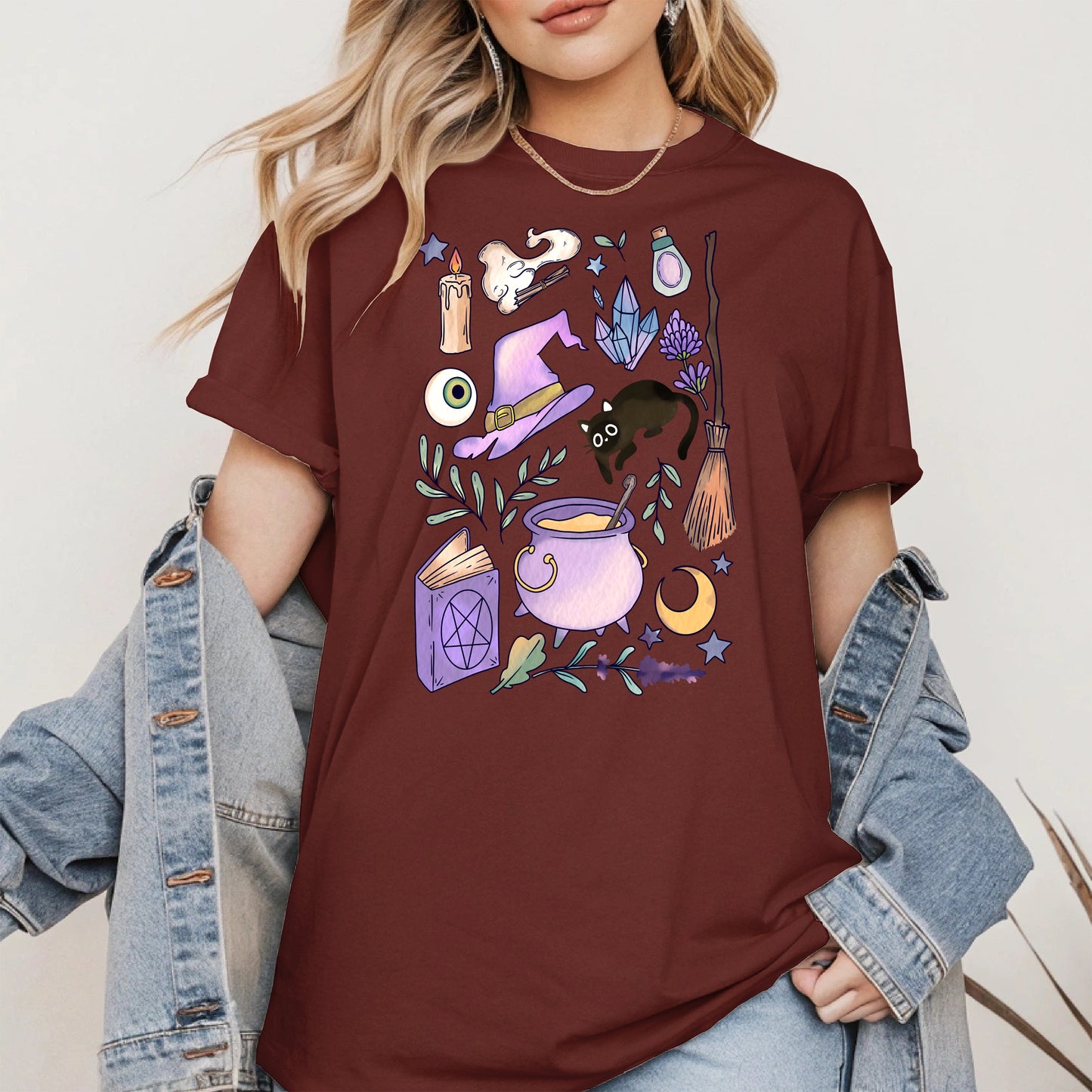 Witchy Aesthetic Halloween Shirt