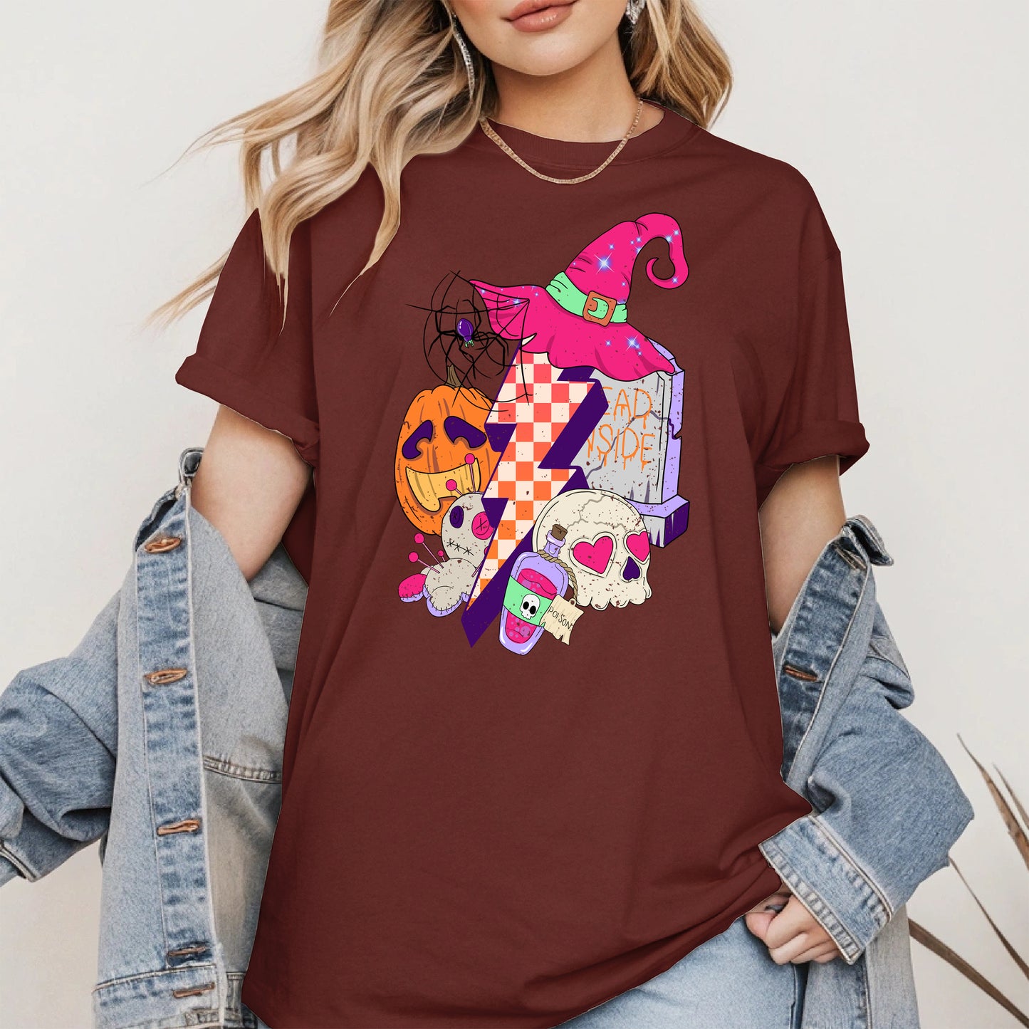 Witchy Lightning Halloween Shirt