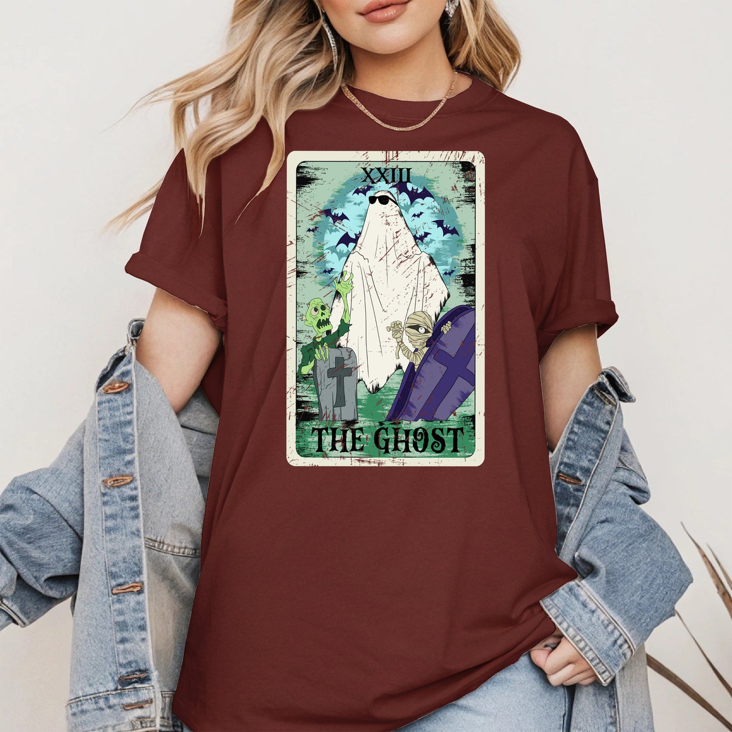The Ghost Tarot Halloween Shirt