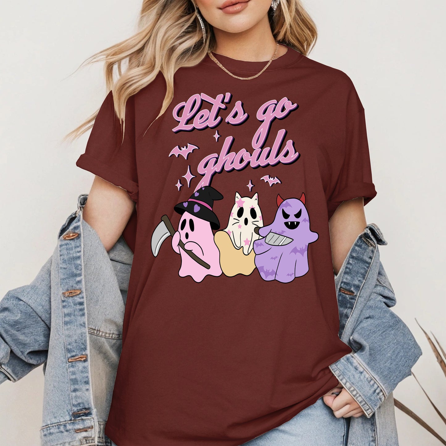 Let’s Go Ghouls Shirt Cute Halloween Ghost