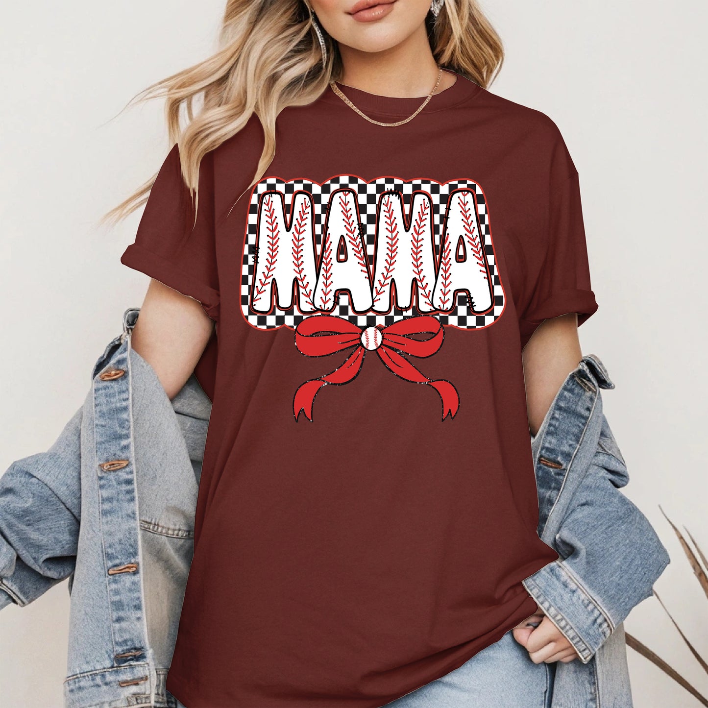 Baseball Mama Shirt Sport Tee Hoodie Sweatshirt Gift for Baseball Moms