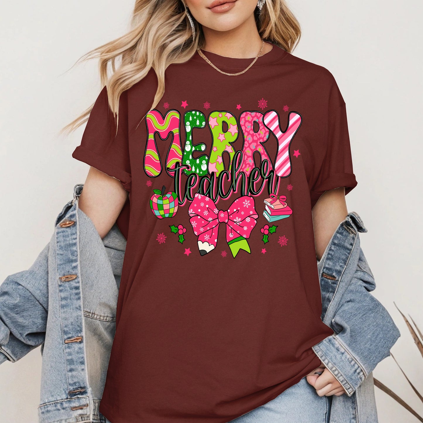 Merry Teacher Christmas Shirt