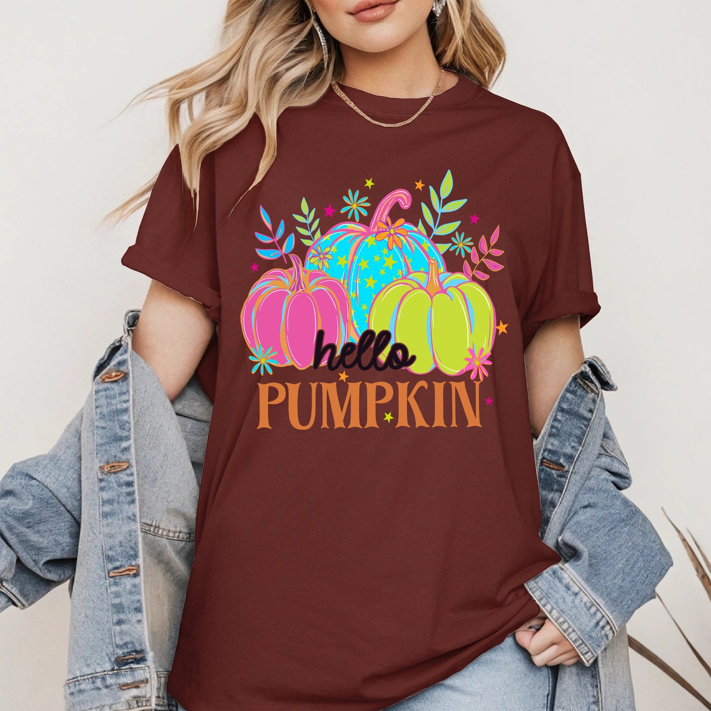 Pumpkin Neon halloween shirt