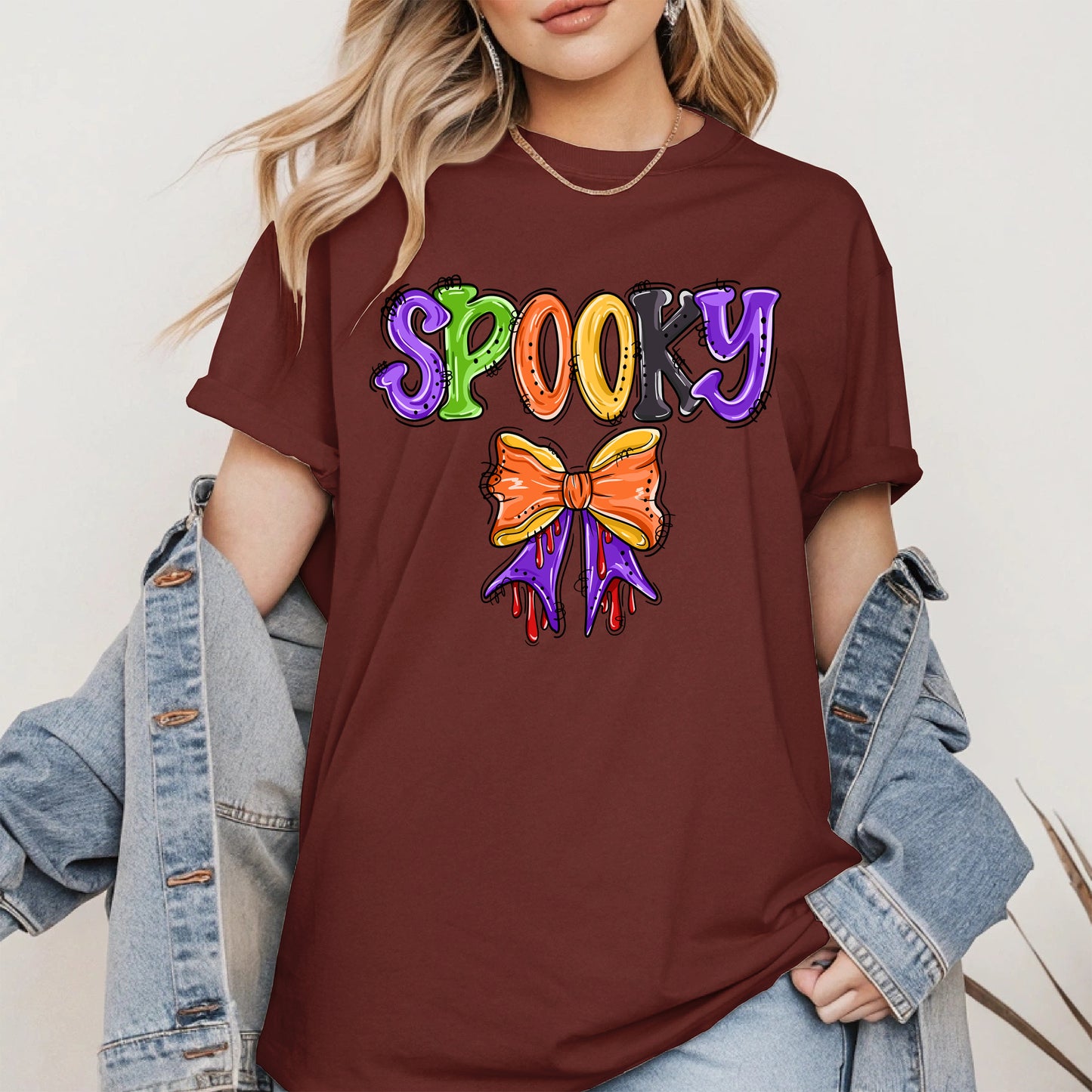 Spooky Letter Hand-drawing shirt