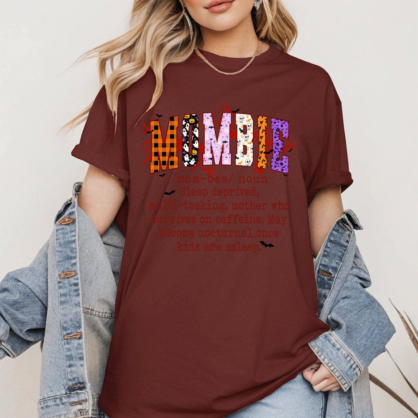 MOMBIE Halloween shirt and hoodie
