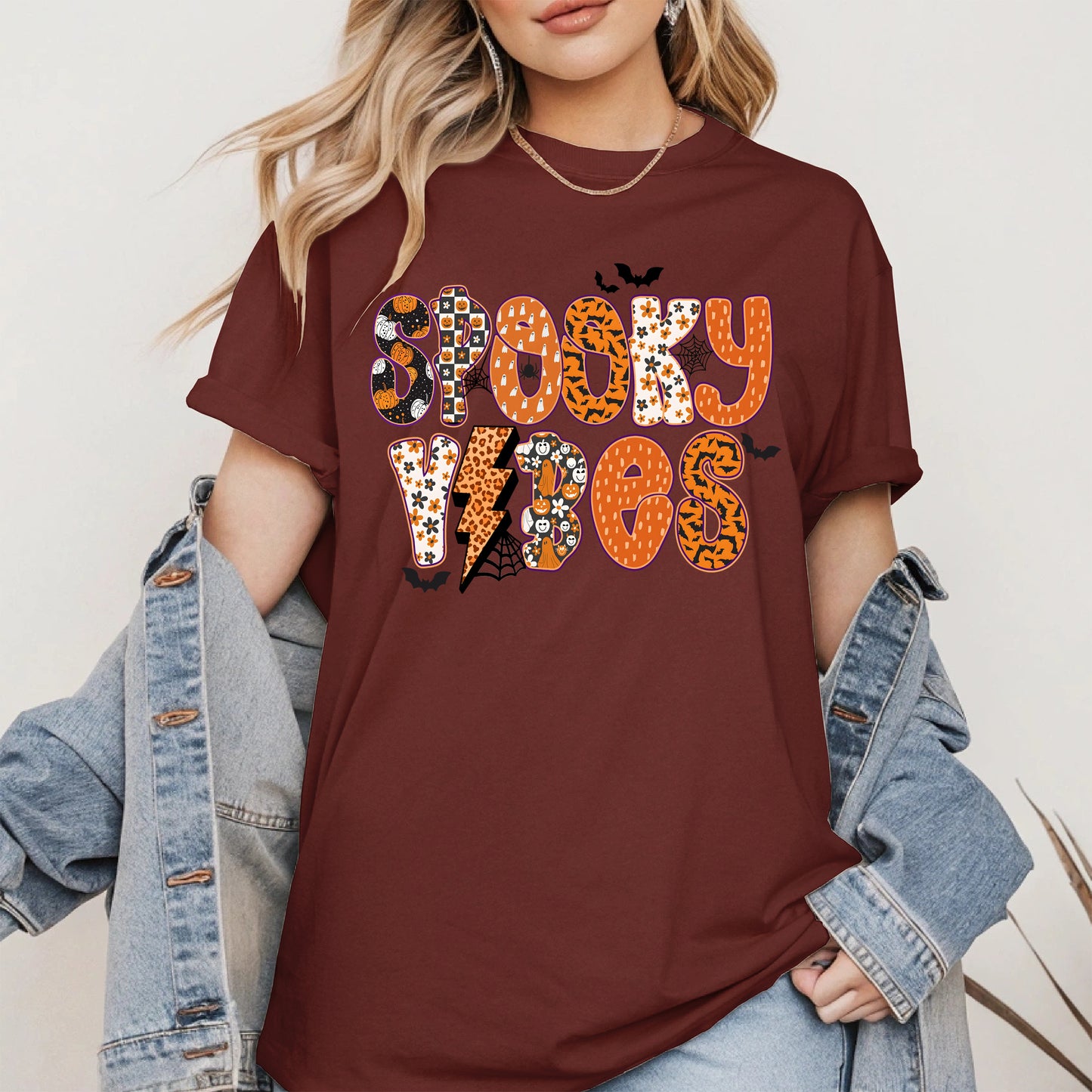 Spooky vibes halloween shirt