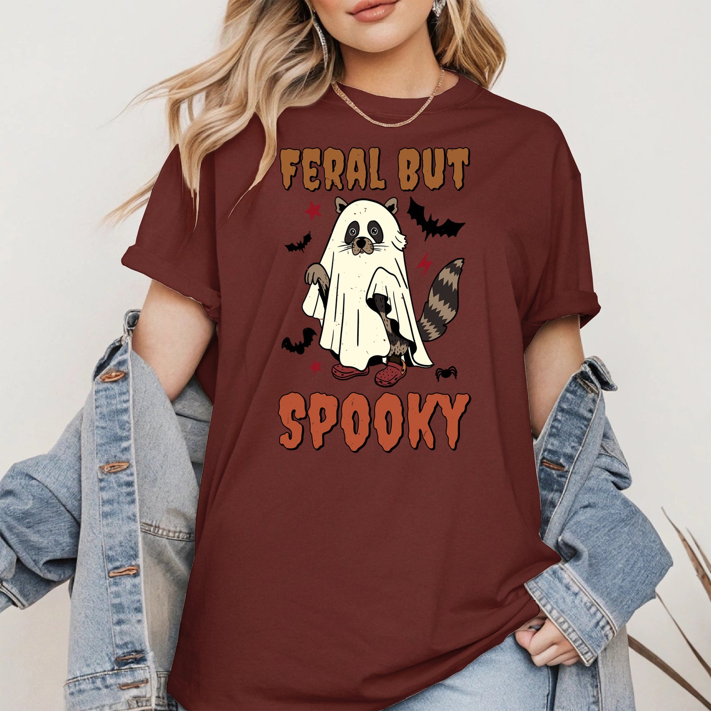 Feral But Spooky halloween shirt