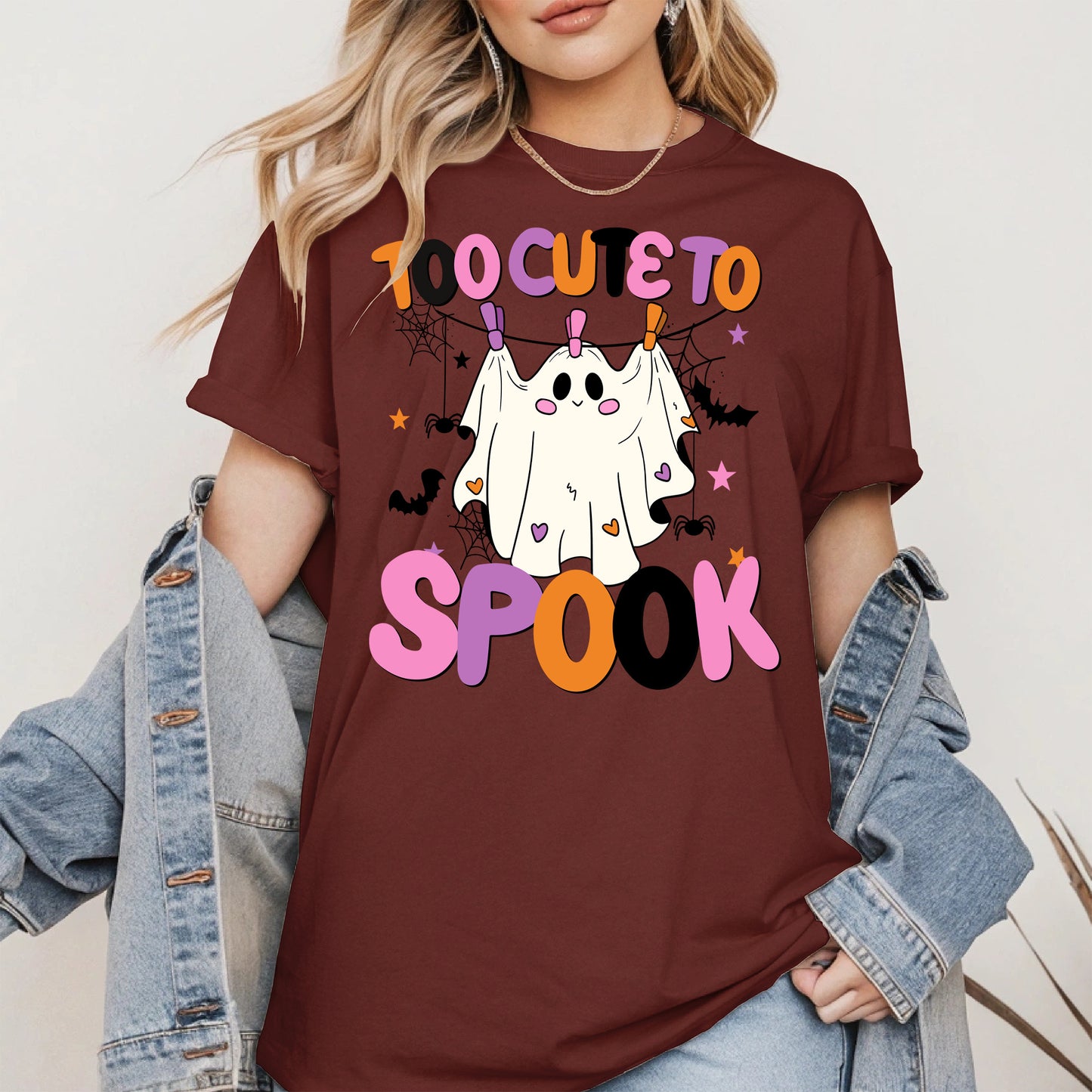 Too cute to spook halloween shirt