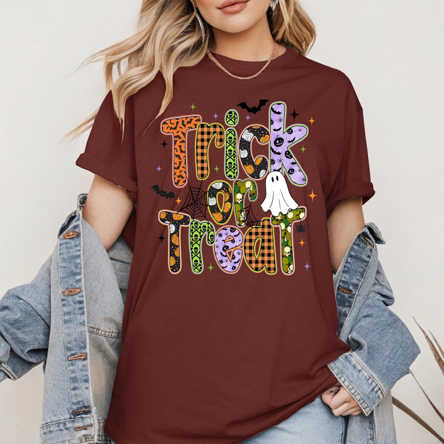 Trick or treat halloween shirt