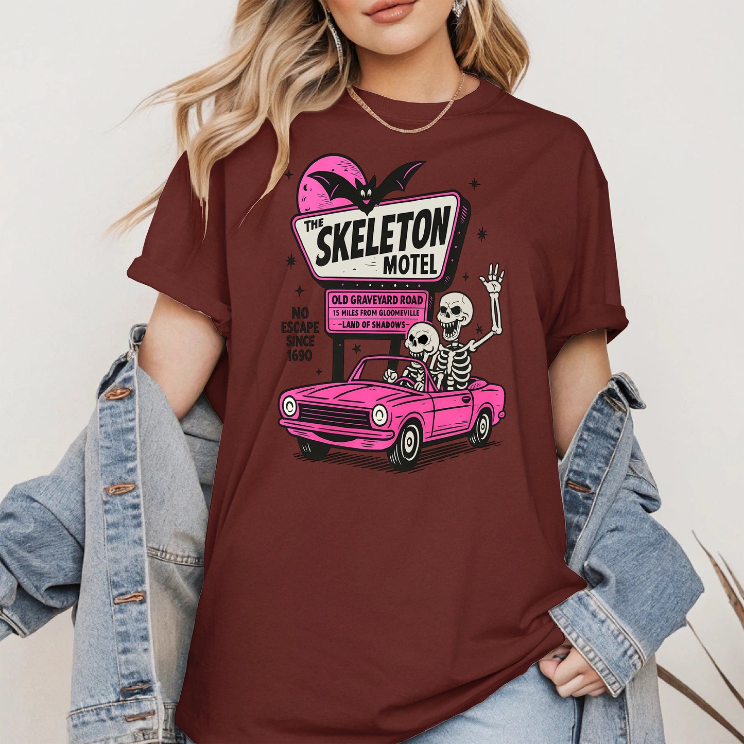 The Skeleton Hotel halloween shirt