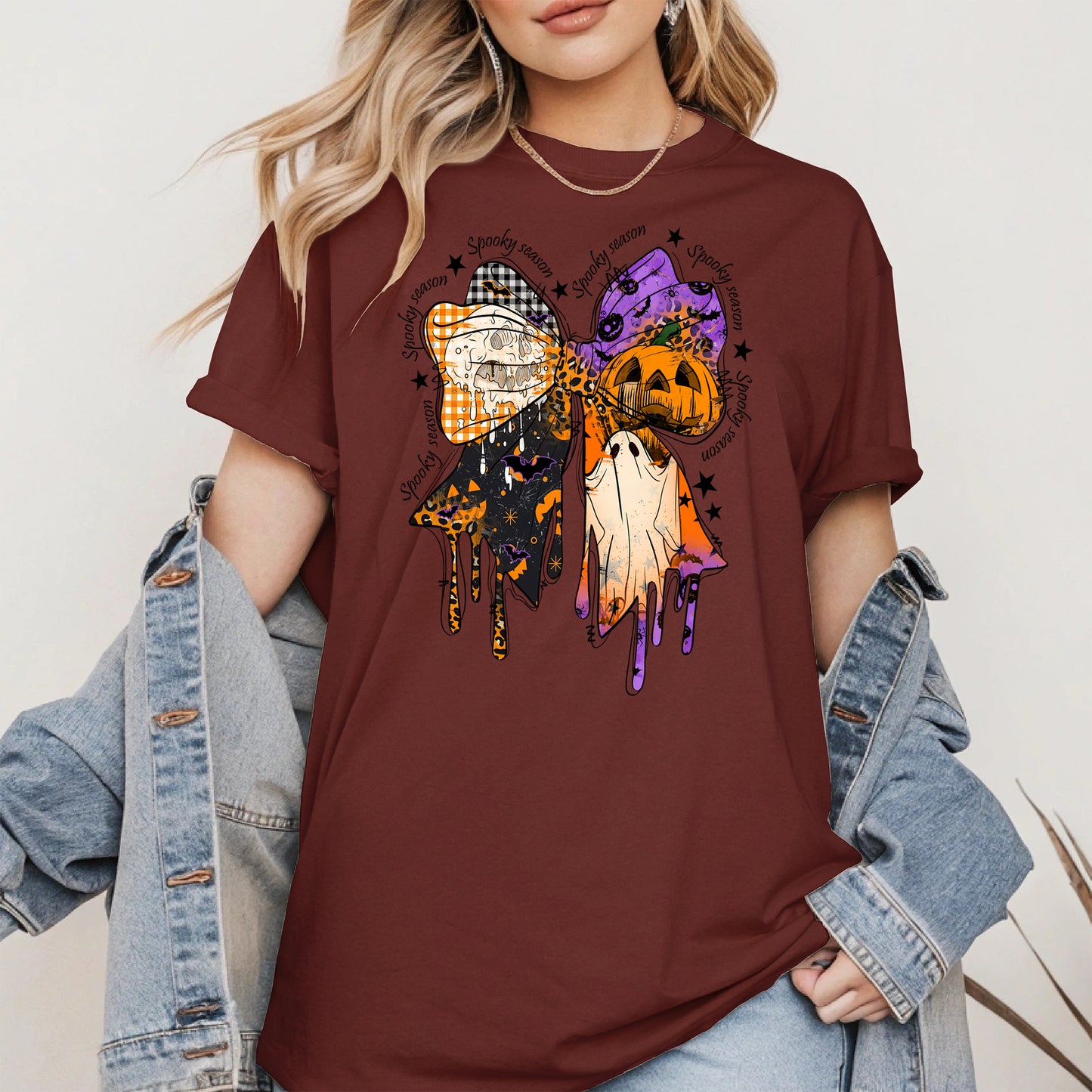 Halloween Coquette Bow shirt and hoodie