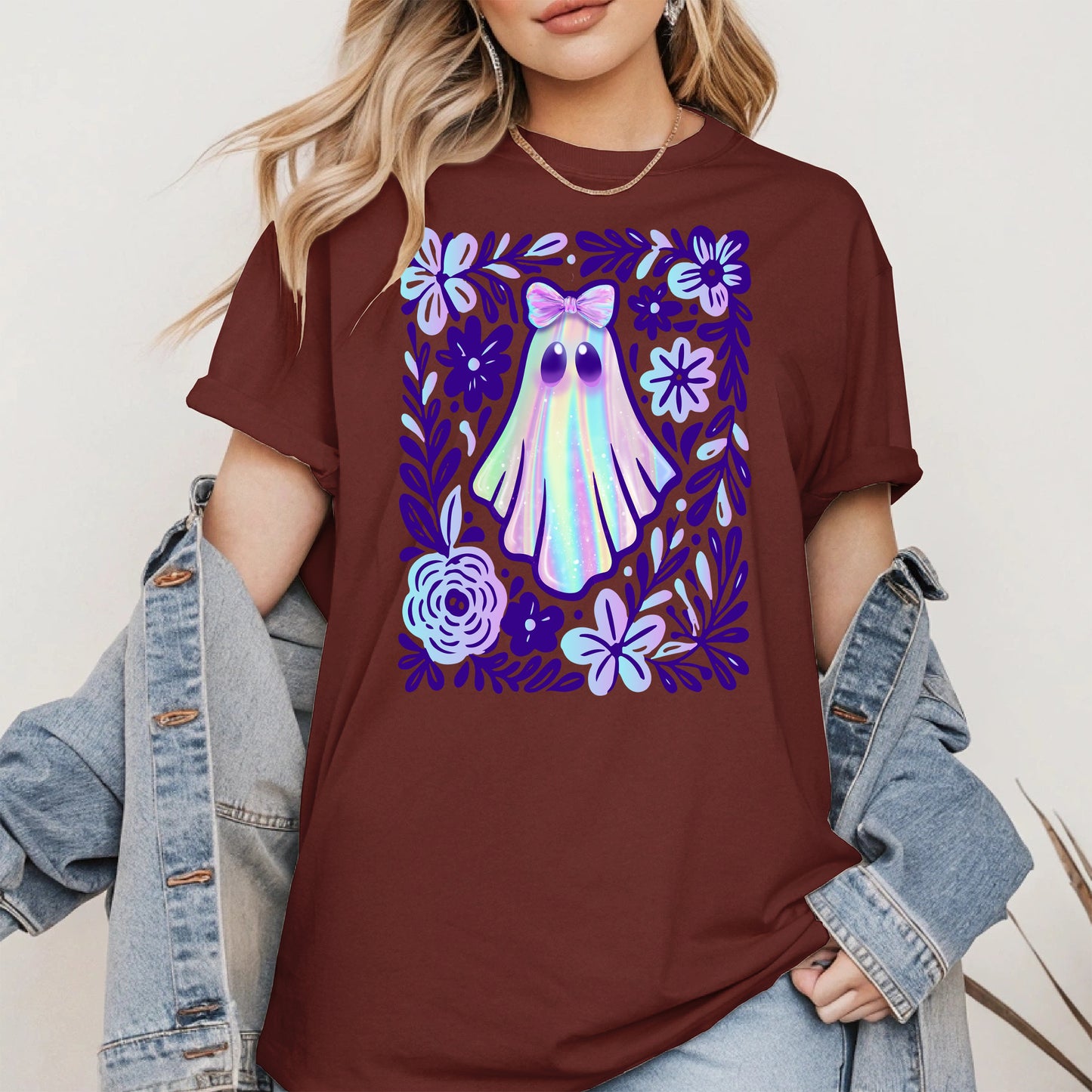 Iridescent Ghost halloween shirt