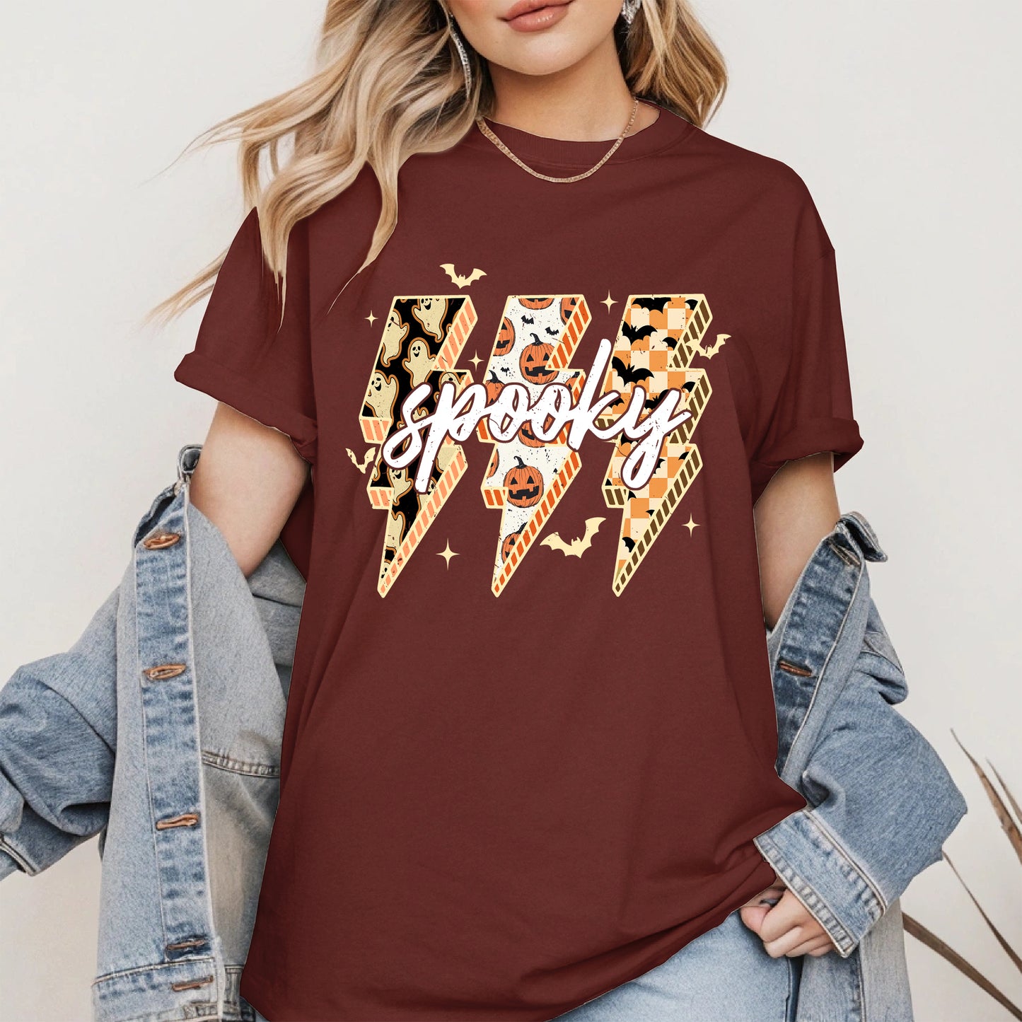 Spooky Lightning Bolt Halloween shirt