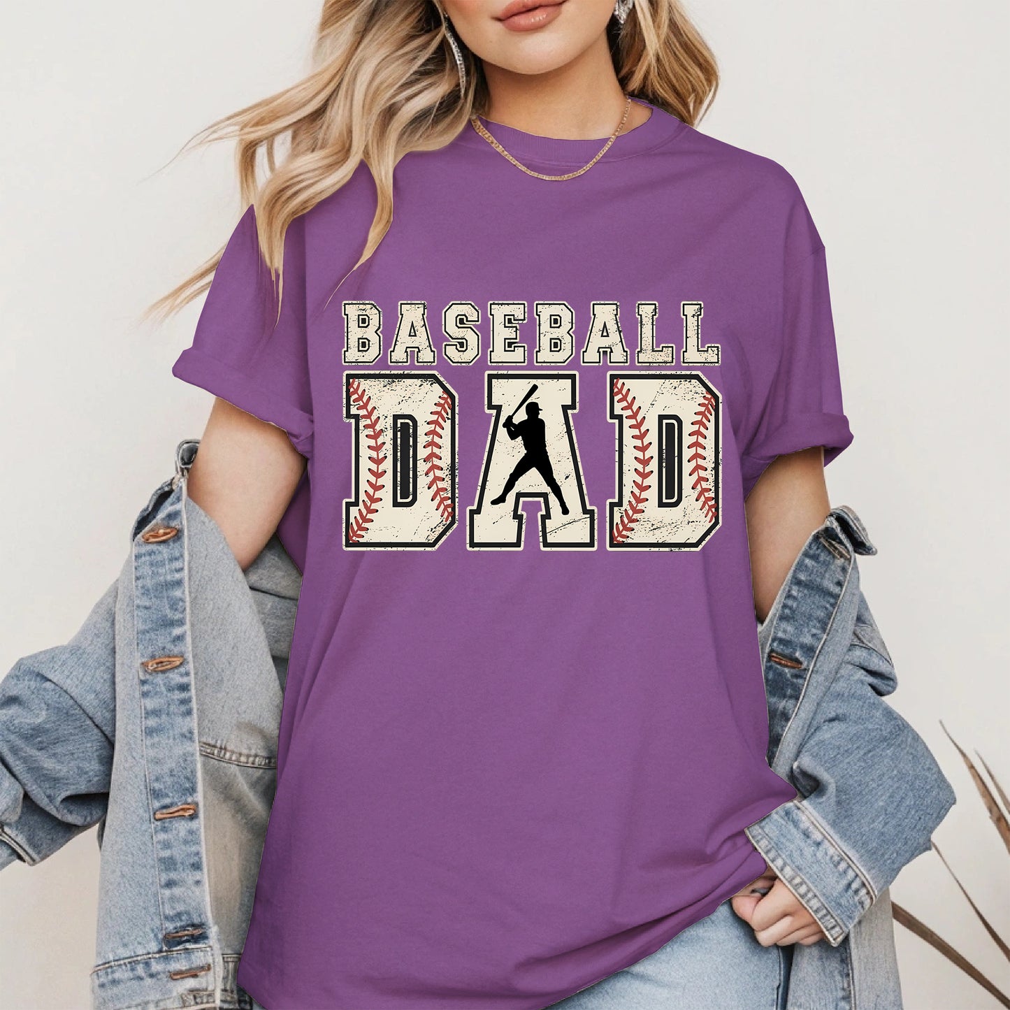 Classic Sports Tee for Proud Baseball Fathers