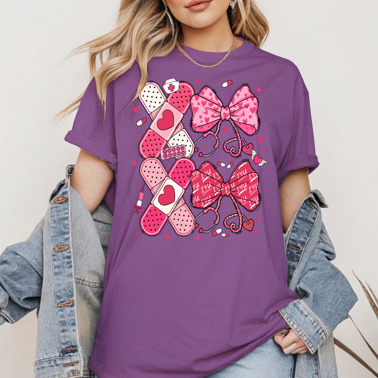 Cute Medical XOXO Nurse Valentine Shirt