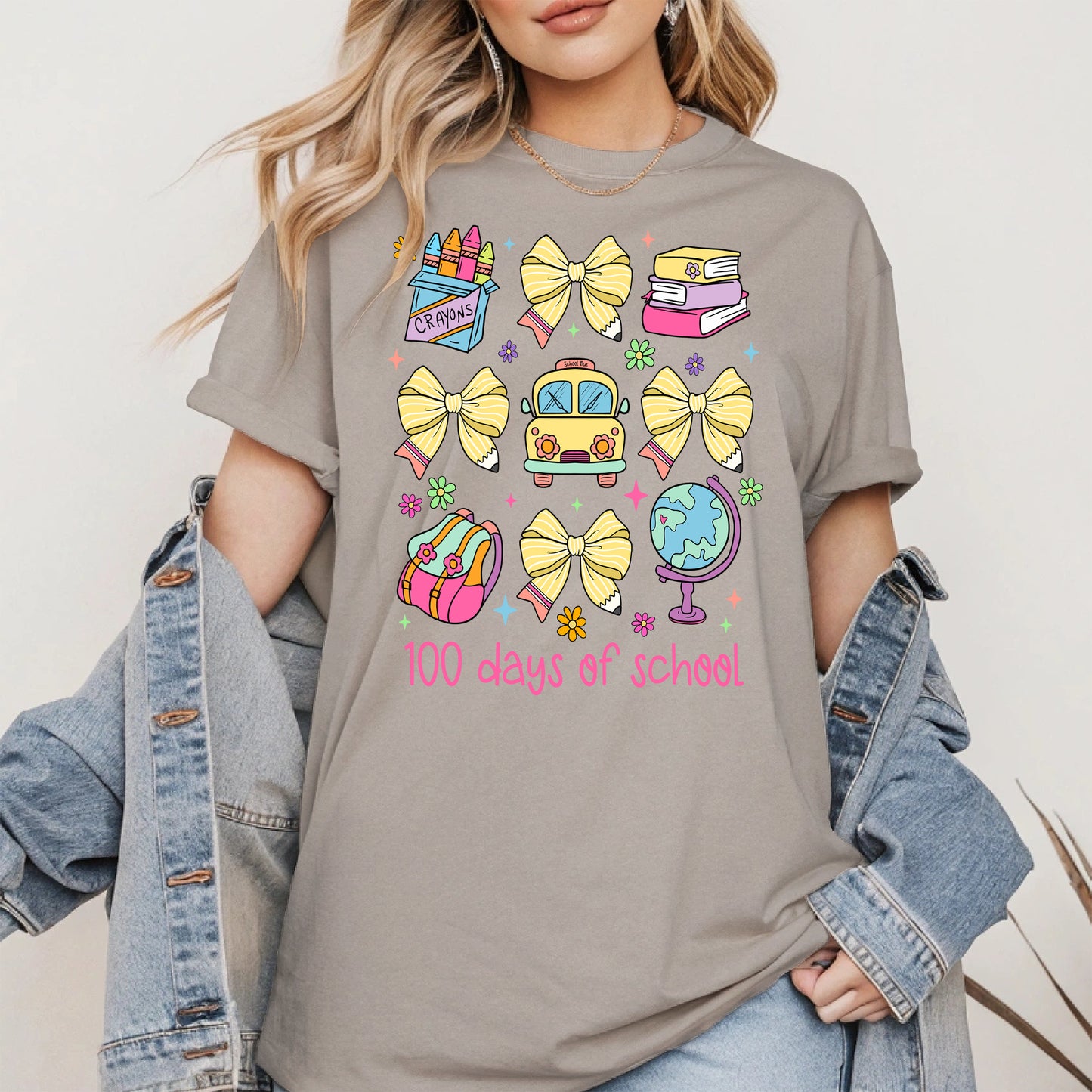 100 Days of School Coquette Shirt