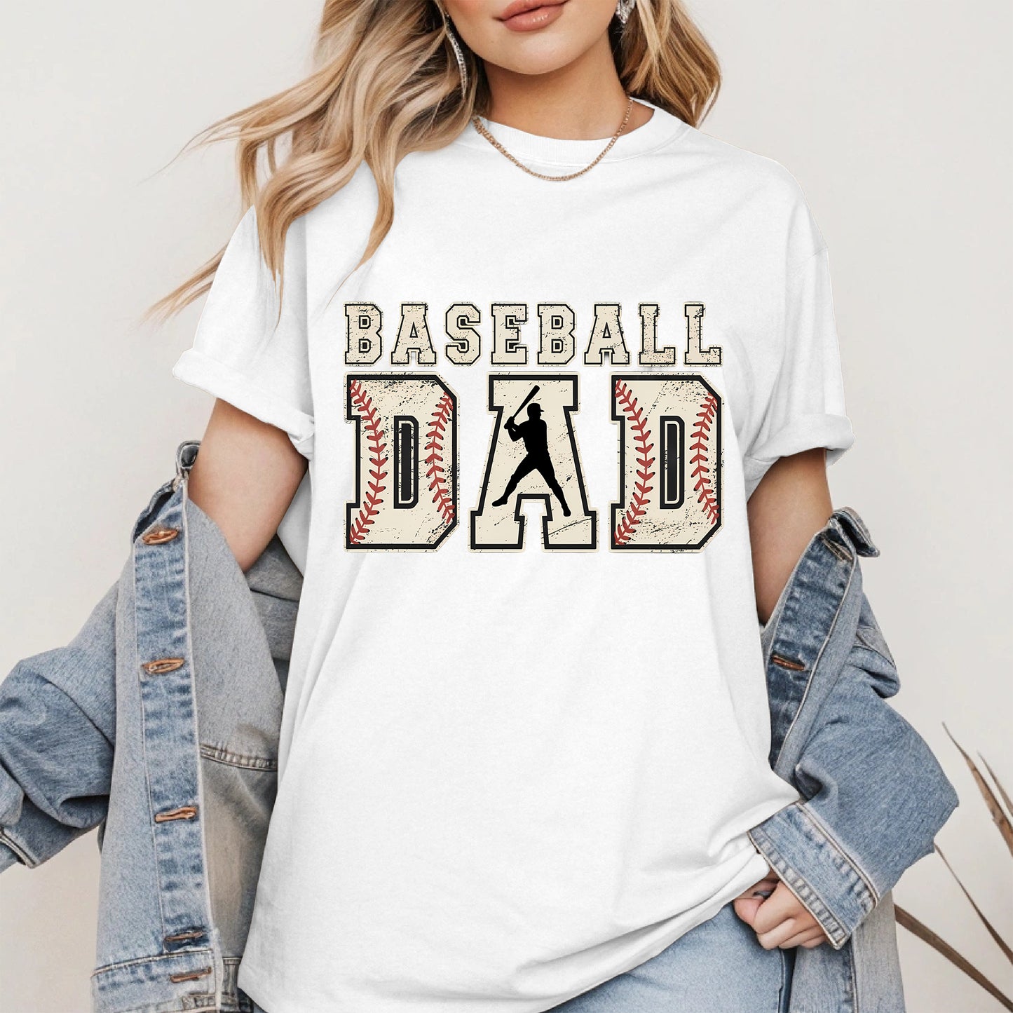 Classic Sports Tee for Proud Baseball Fathers