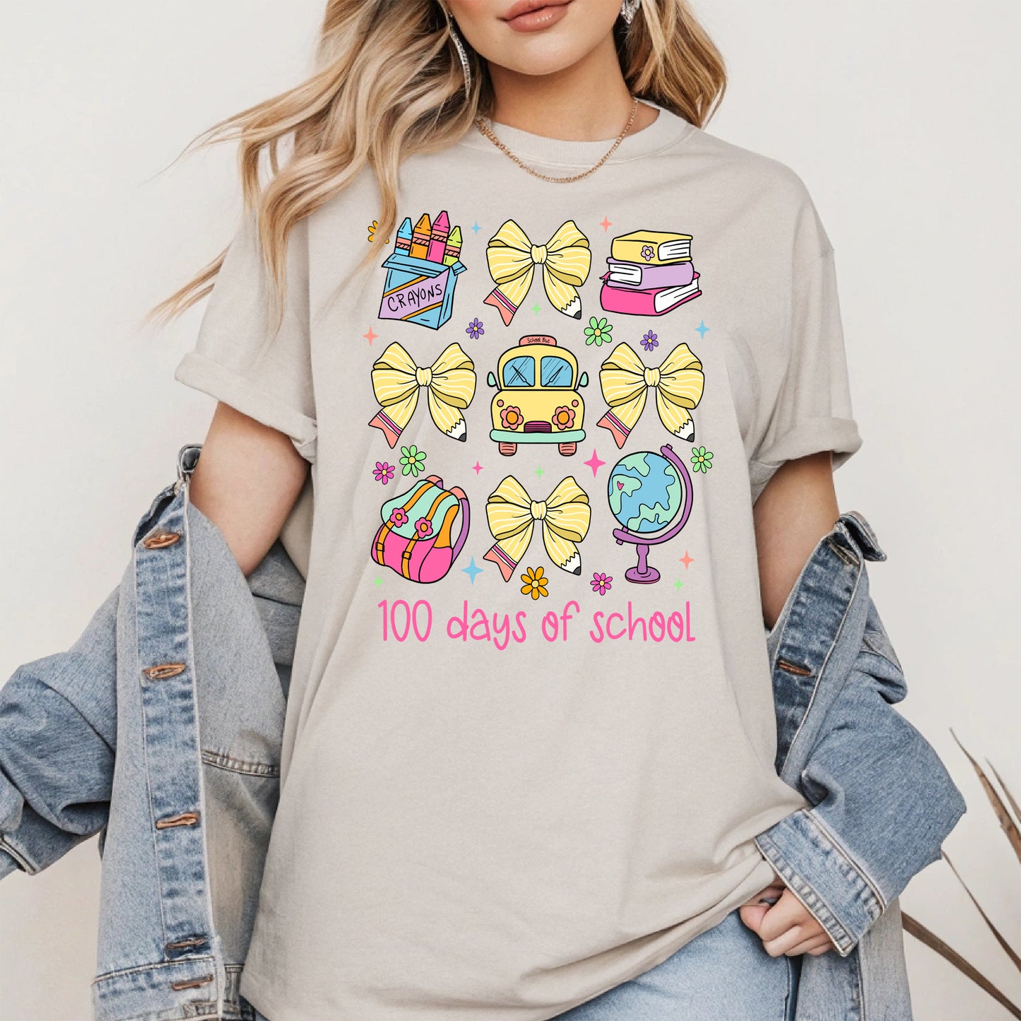 100 Days of School Coquette Shirt