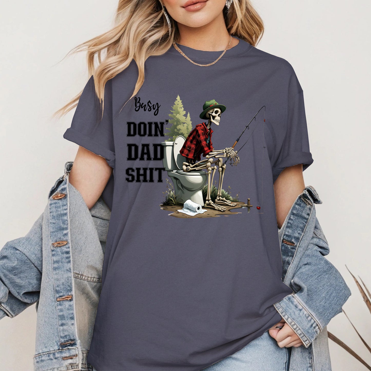 Funny Dad Fishing Skeleton Shirt Hoodie Sweatshirt