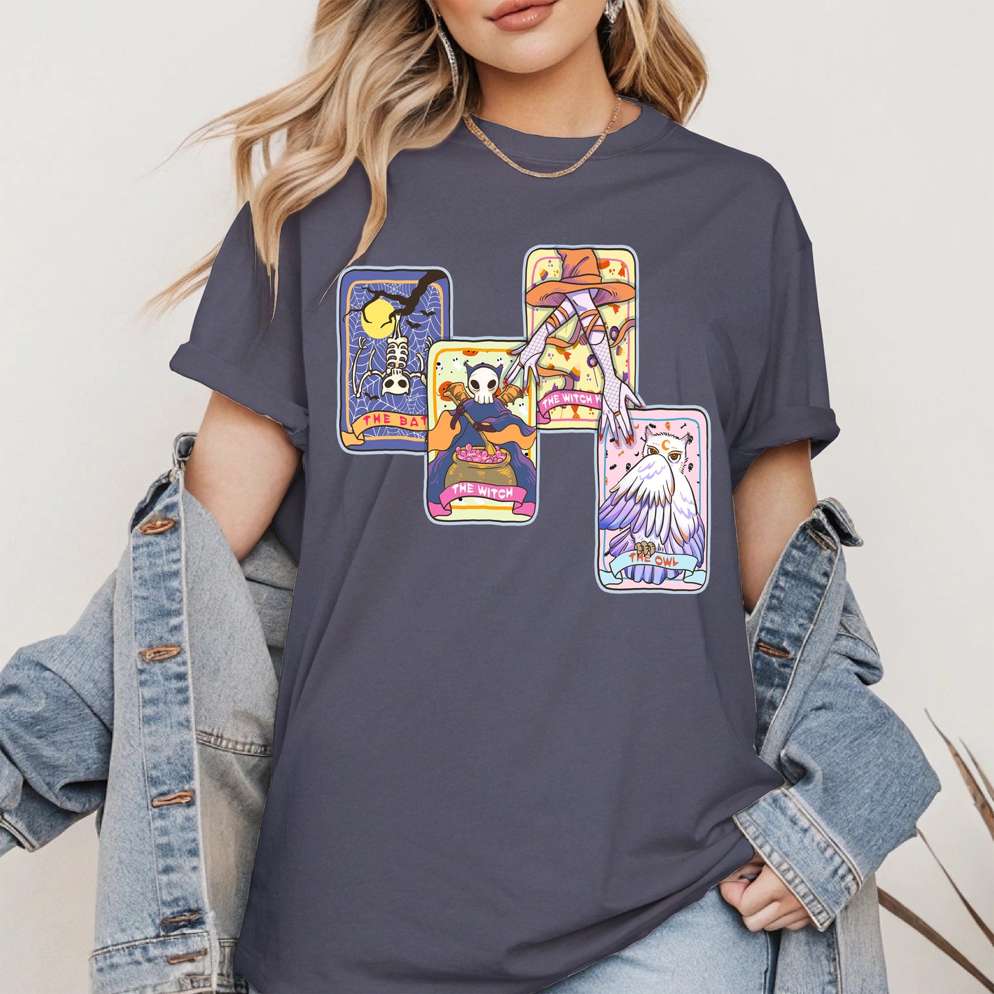 Halloween Tarot Card Trio Tee
