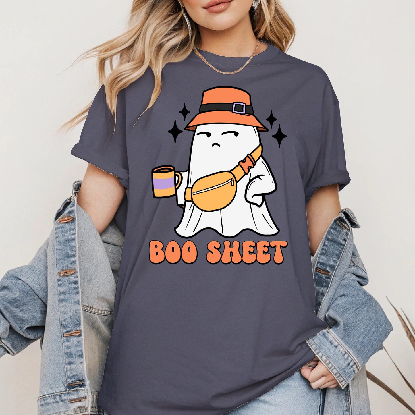 Funny Boo Sheet Halloween Shirt