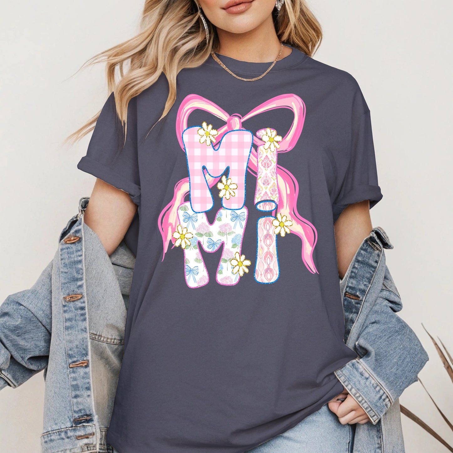 Cute MIMI Shirt Mother Tee Hoodie Sweatshirt Gift for Grandma