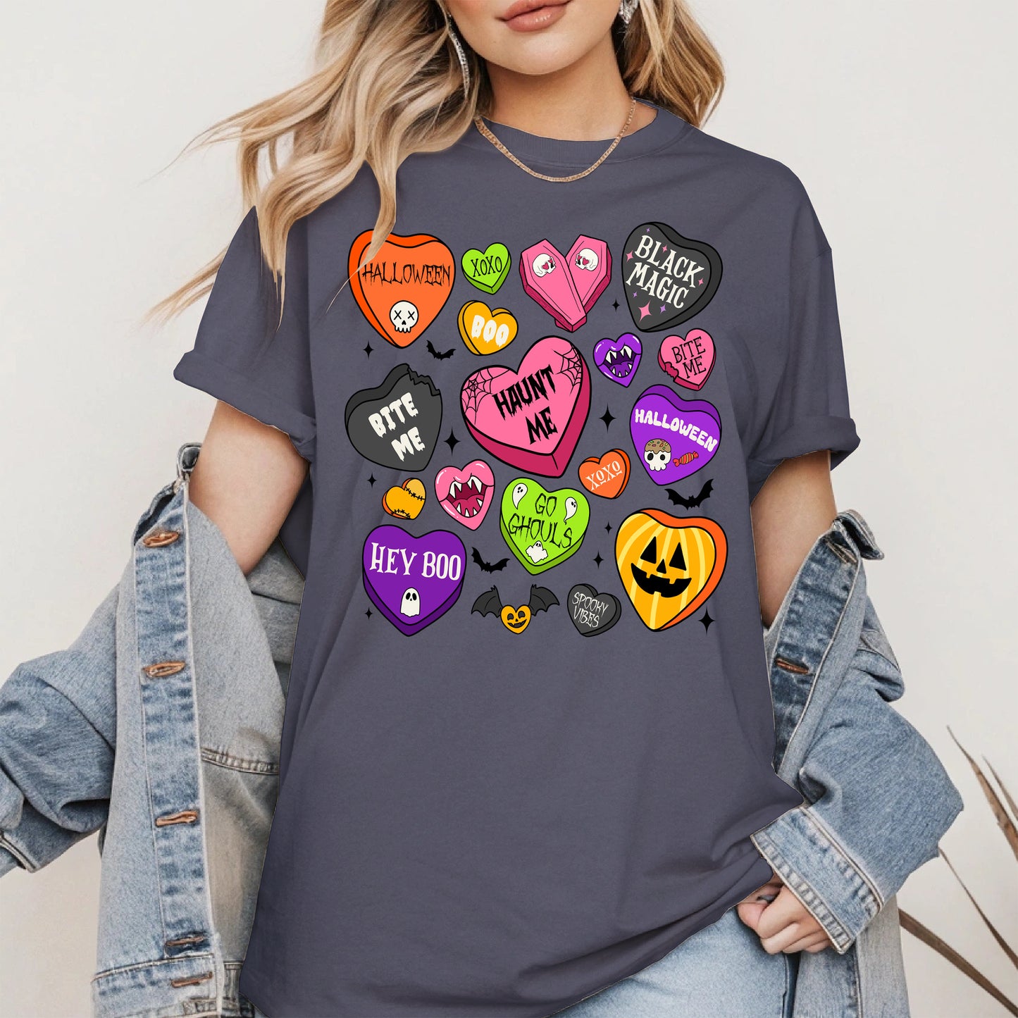 Halloween Candy Hearts Shirt