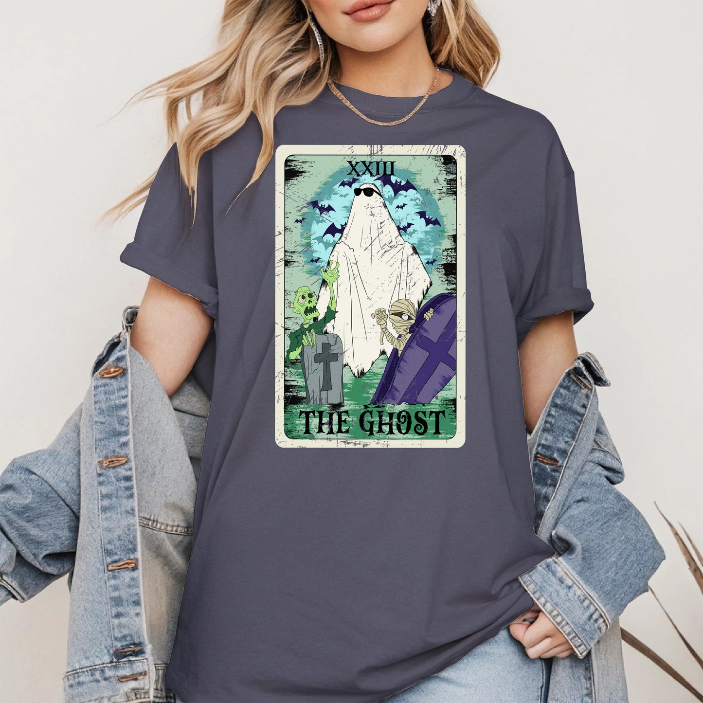 The Ghost Tarot Halloween Shirt