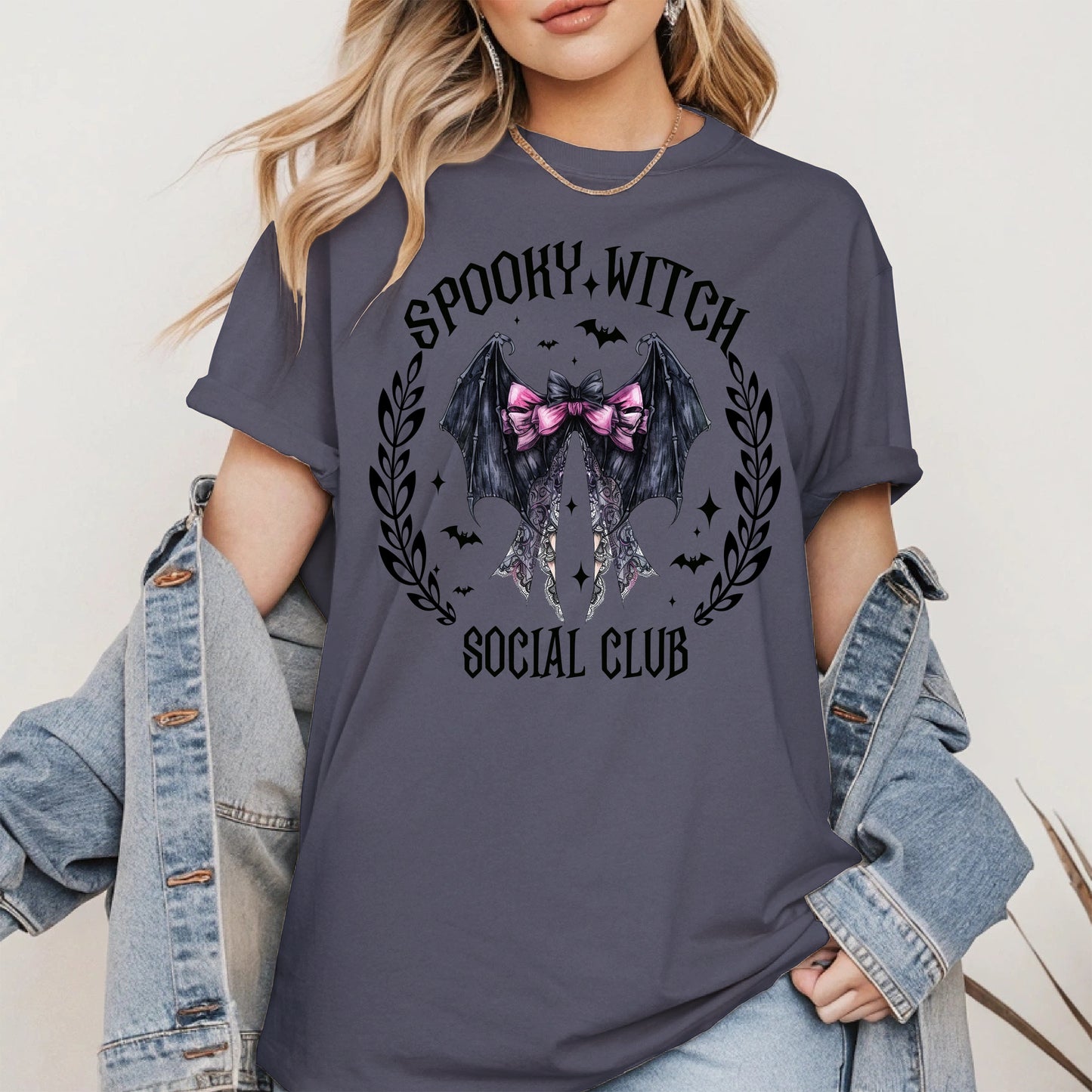 Spooky Witch Social Club Shirt