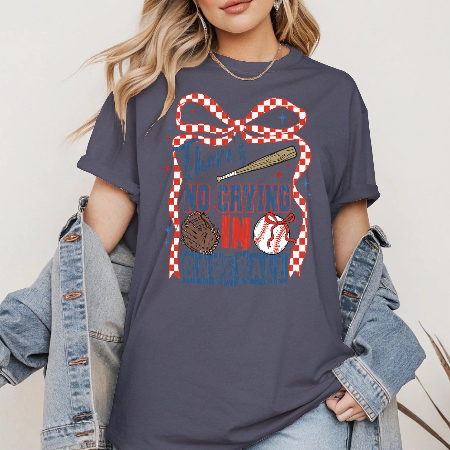No Crying in Baseball Shirt Sport Tee Hoodie Sweatshirt Gift
