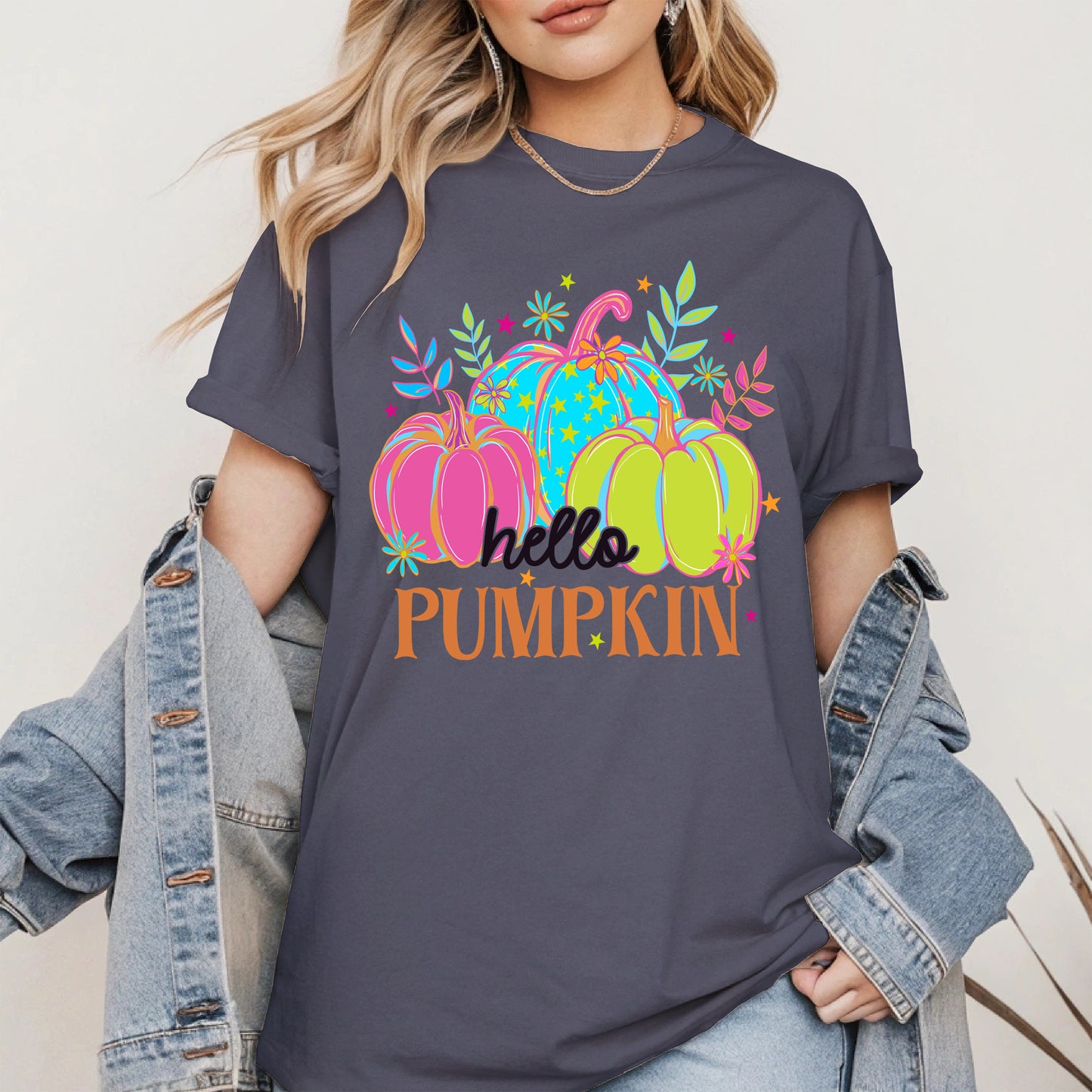 Pumpkin Neon halloween shirt