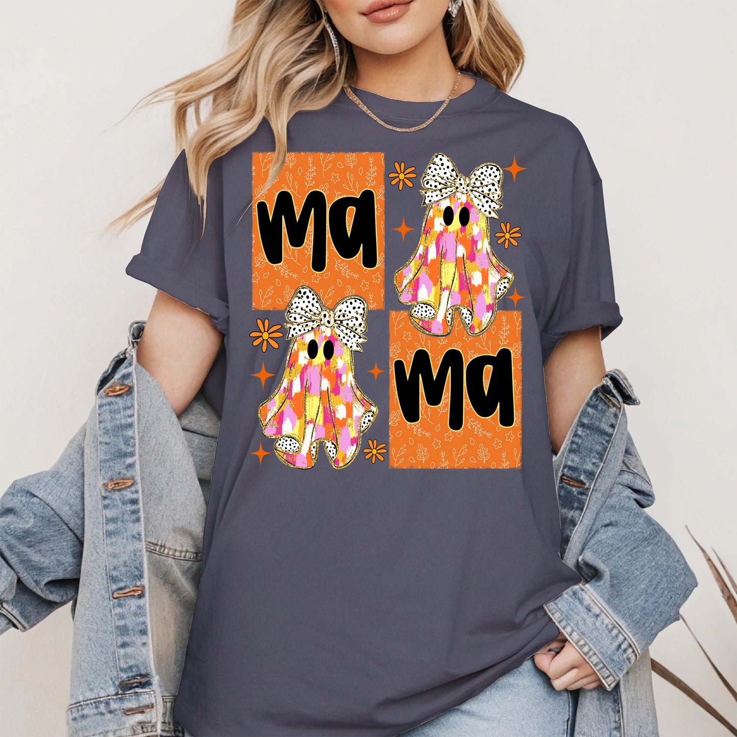 Mama Boo Ghost halloween shirt
