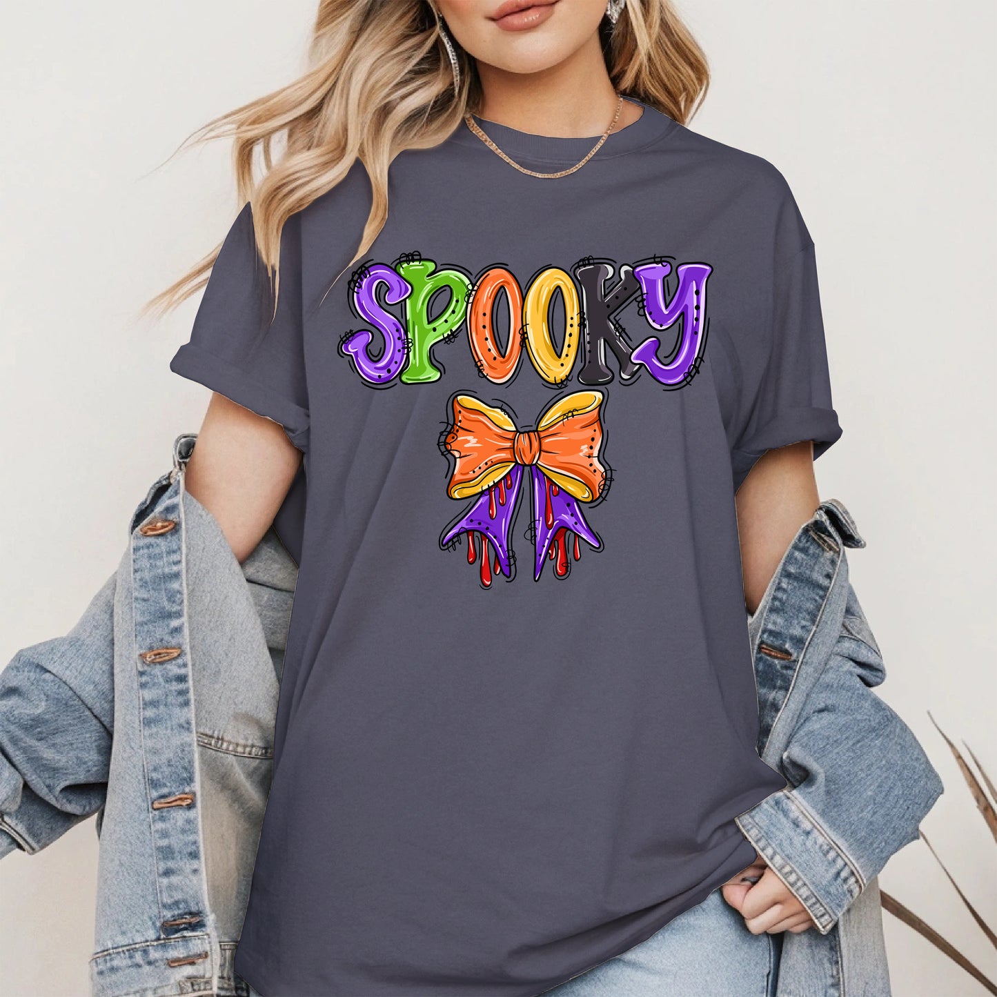 Spooky Letter Hand-drawing shirt