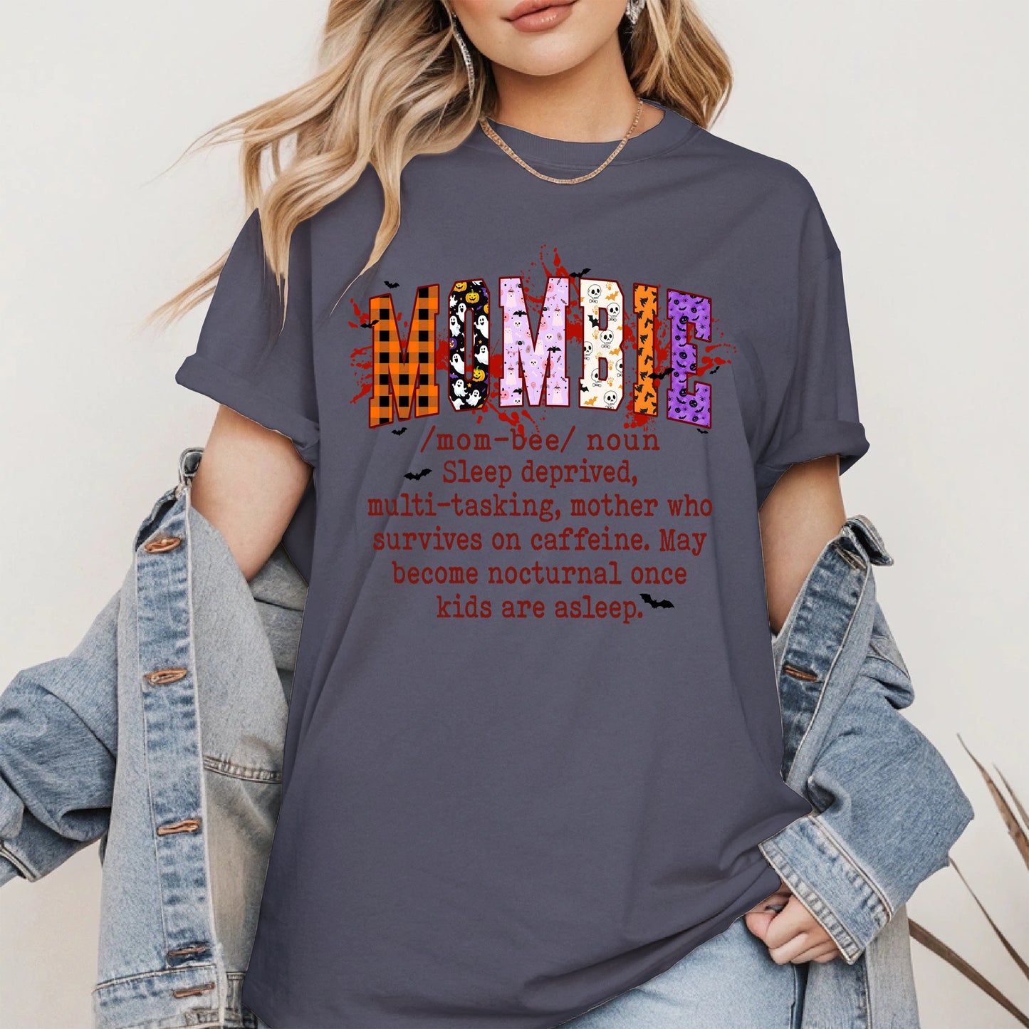 MOMBIE Halloween shirt and hoodie