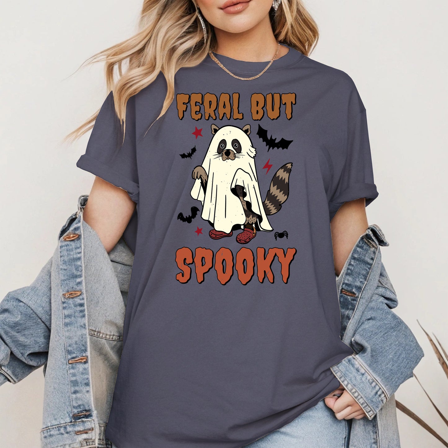 Feral But Spooky halloween shirt