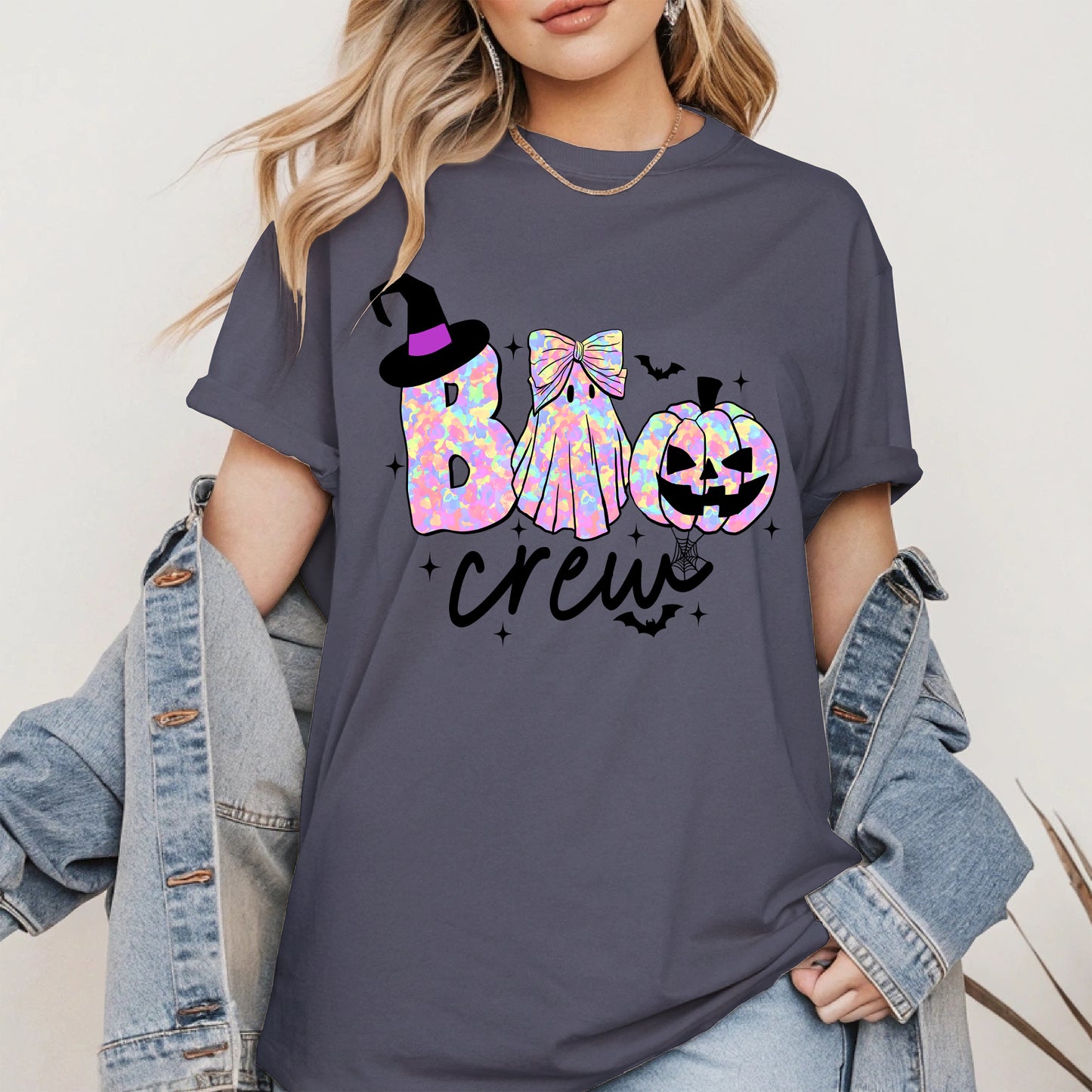 Boo Crew halloween shirt and hoodie