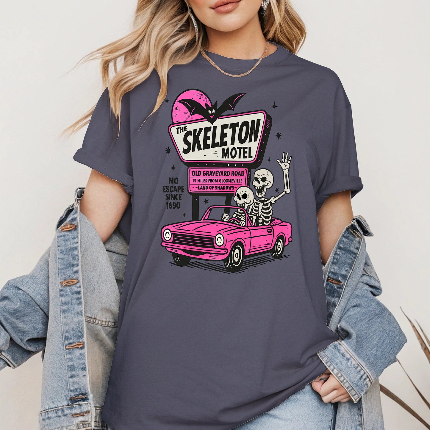 The Skeleton Hotel halloween shirt