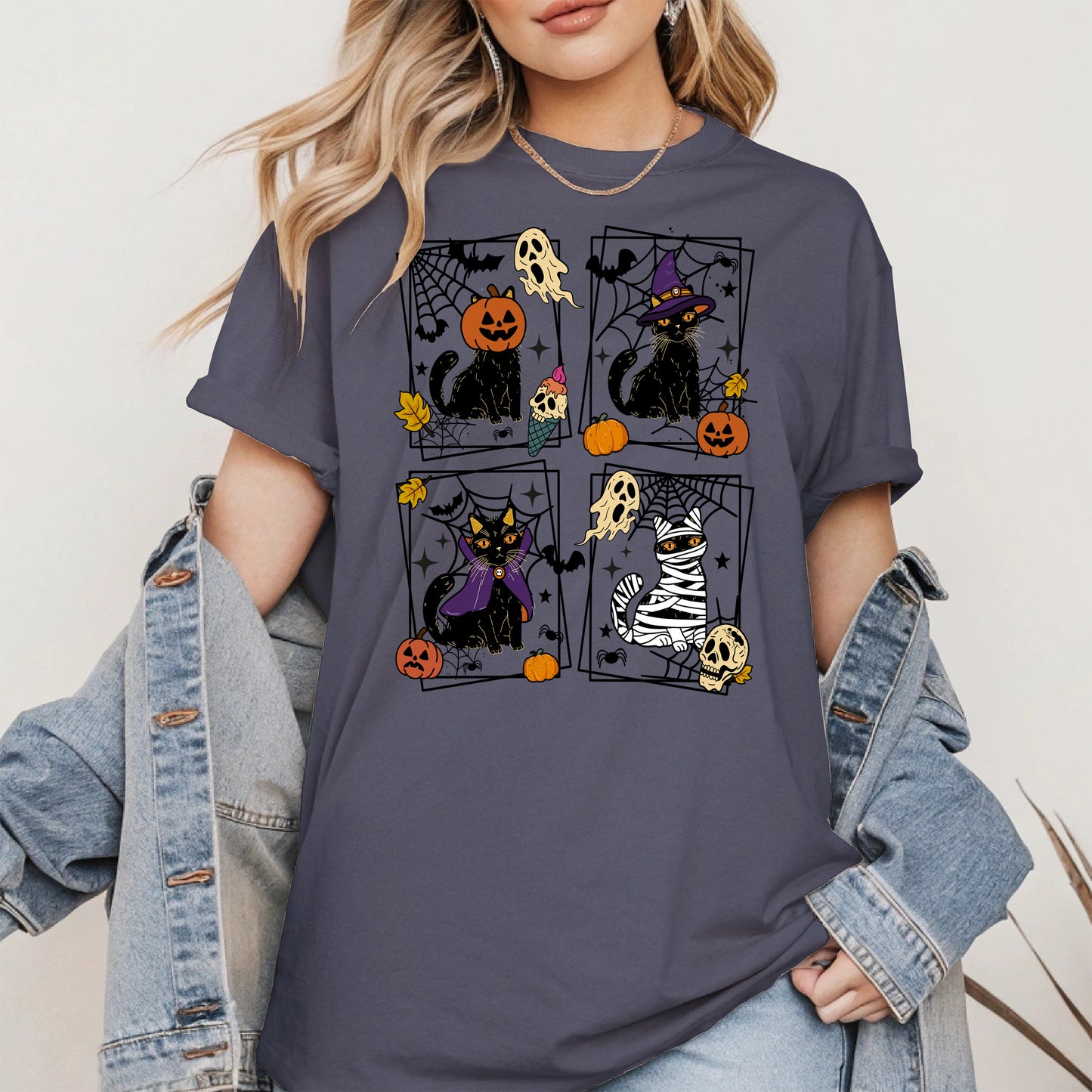 Black Cat Halloween shirt and hoodie