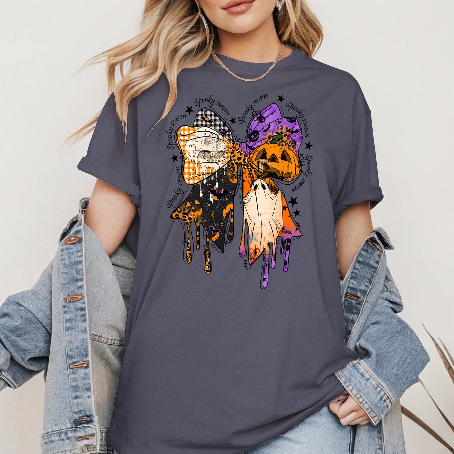 Halloween Coquette Bow shirt and hoodie