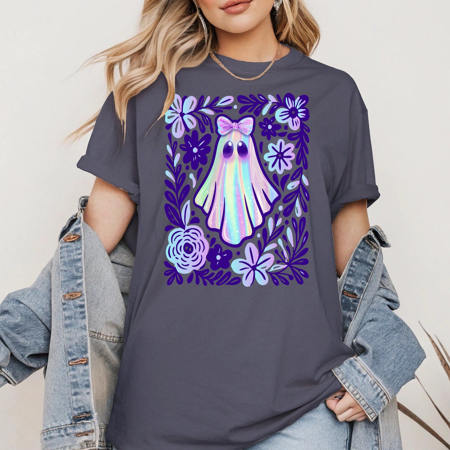 Iridescent Ghost halloween shirt