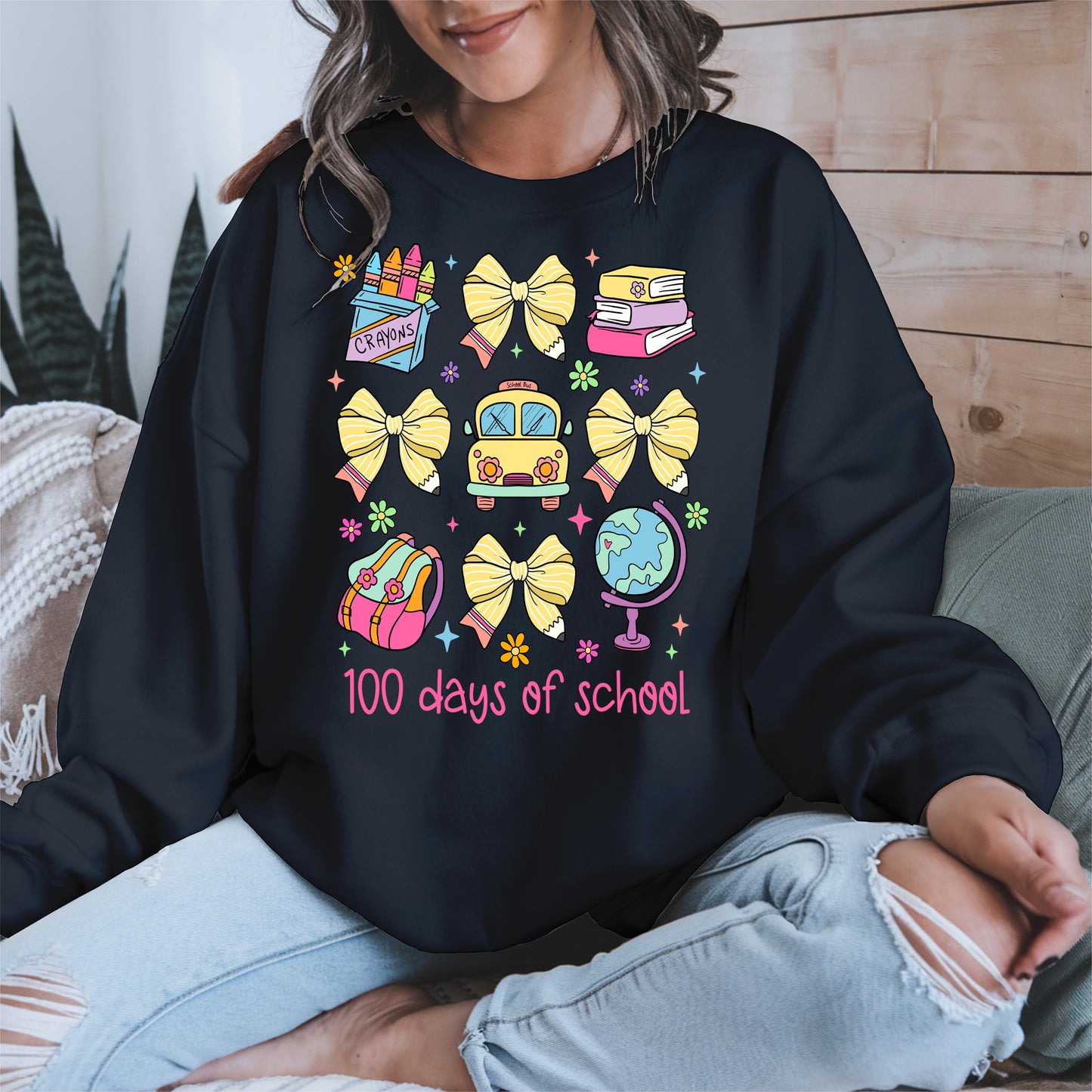 100 Days of School Coquette Shirt