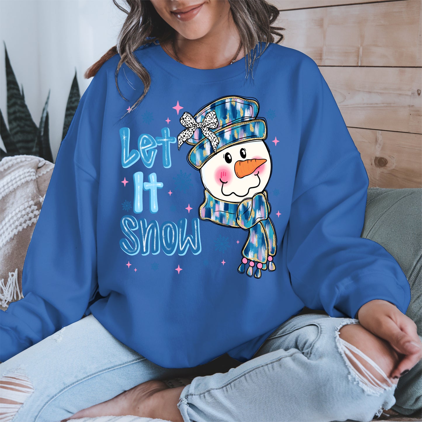 Cute Snowman Face Christmas Shirt