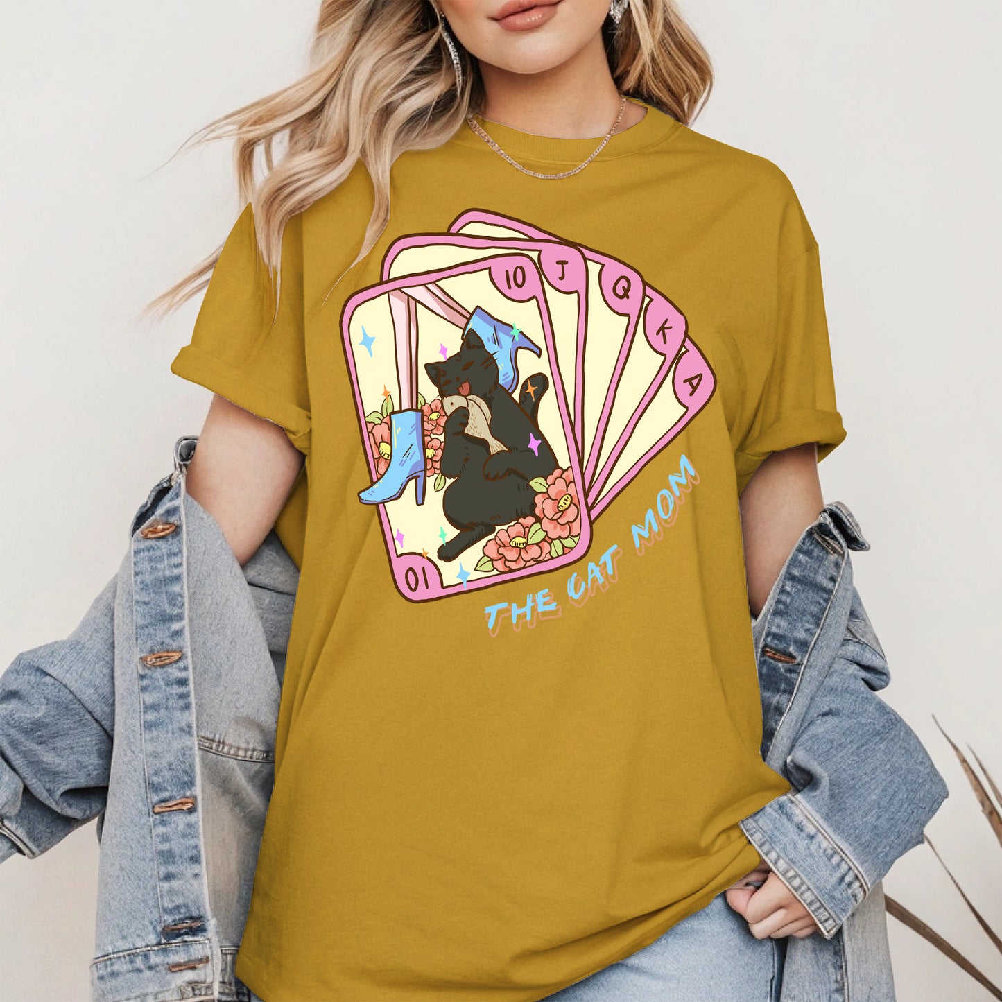 The Cat Mom Tarot Card Tee