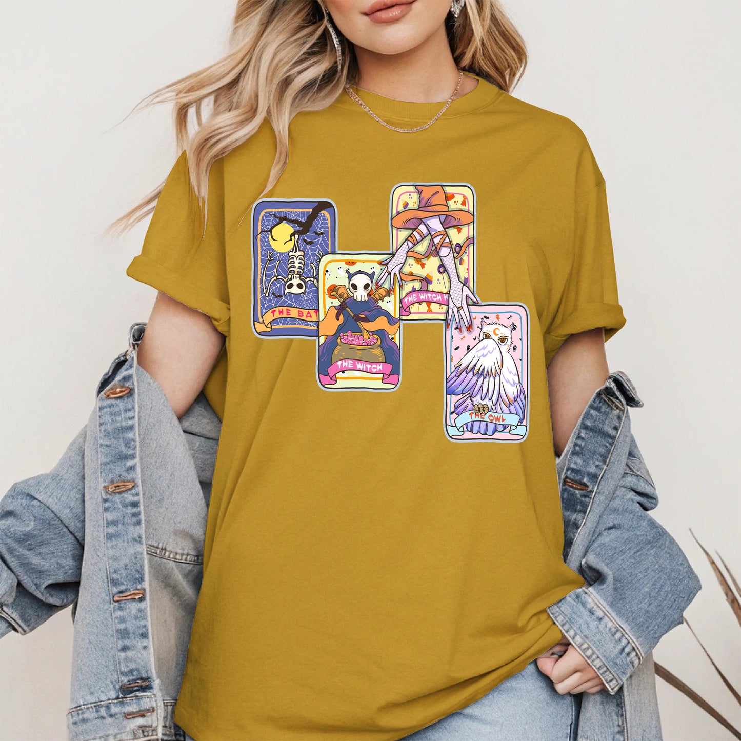 Halloween Tarot Card Trio Tee