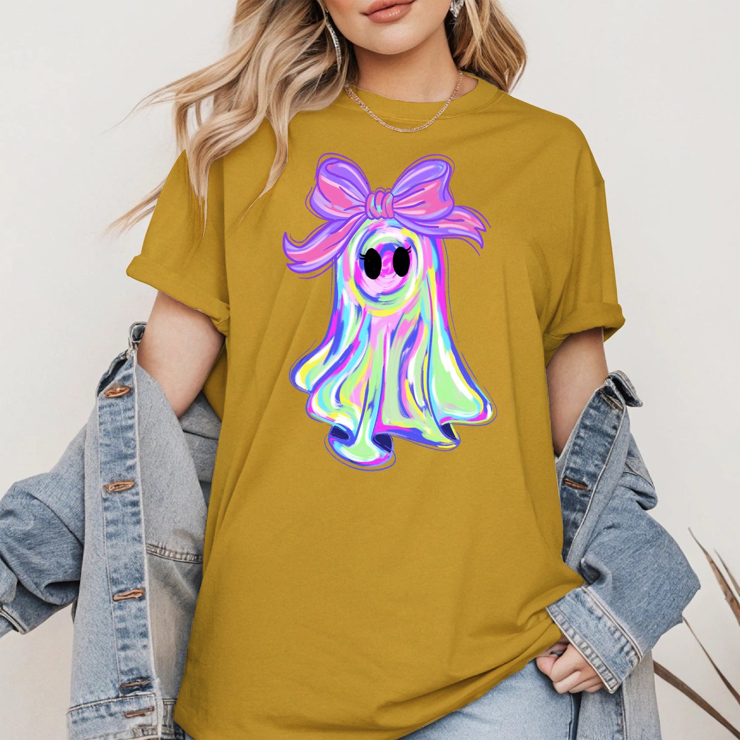 Pastel Ghost Shirt Hoodie Sweatshirt for Halloween Vibes