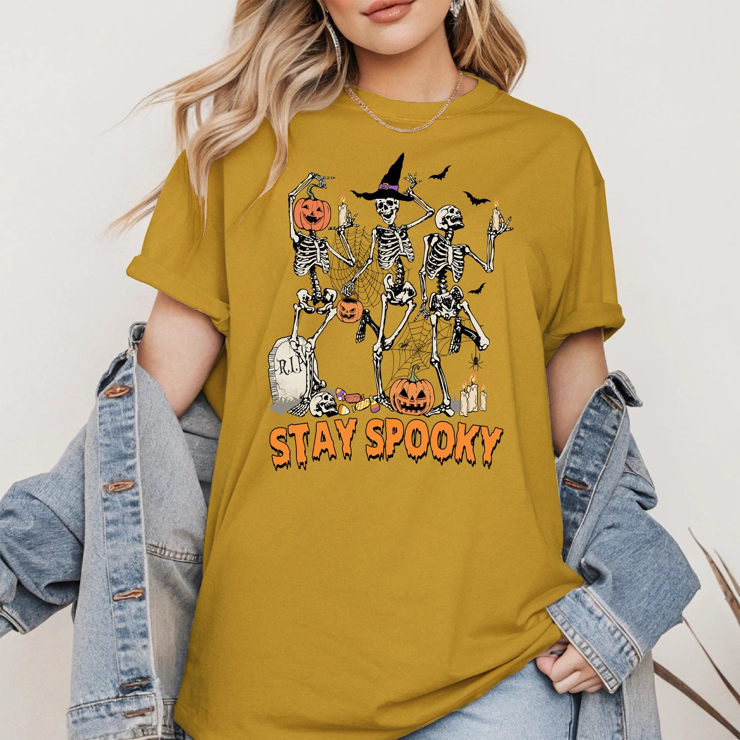 Dancing Skeleton Stay Spooky Shirt